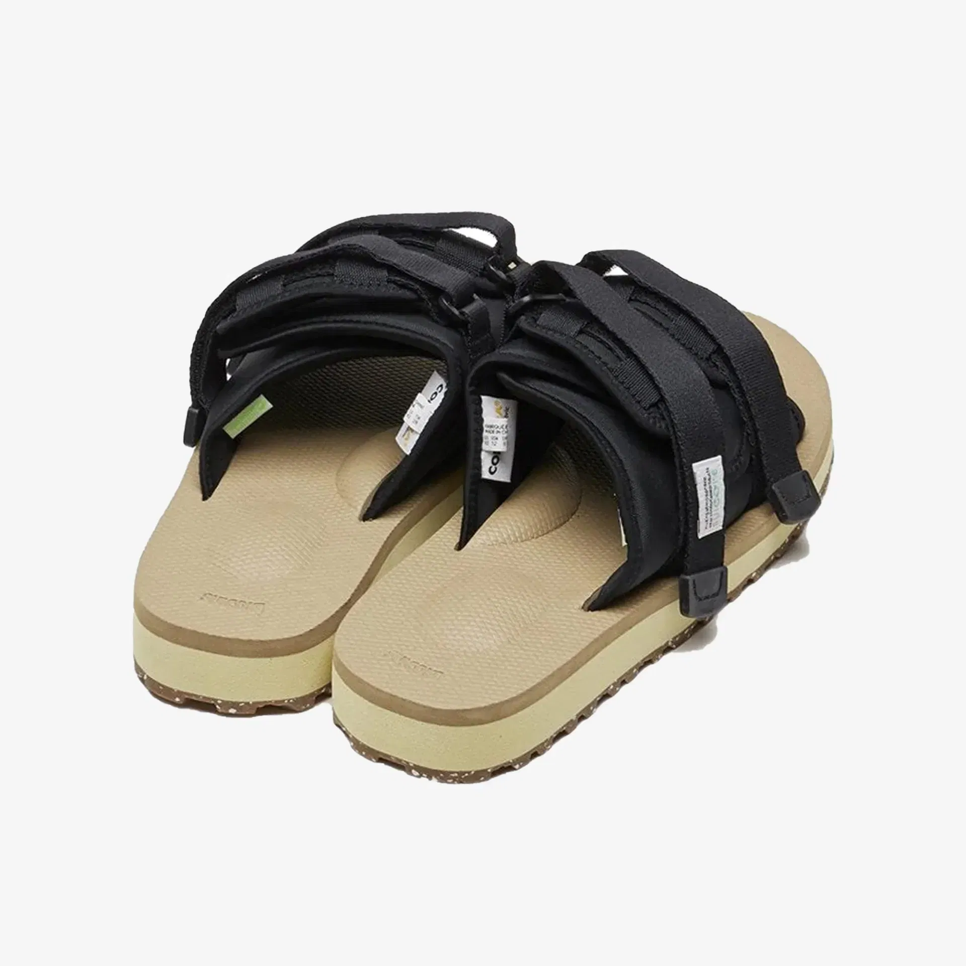 Suicoke MOTO-CAB-ECO { BLACK BEIGE