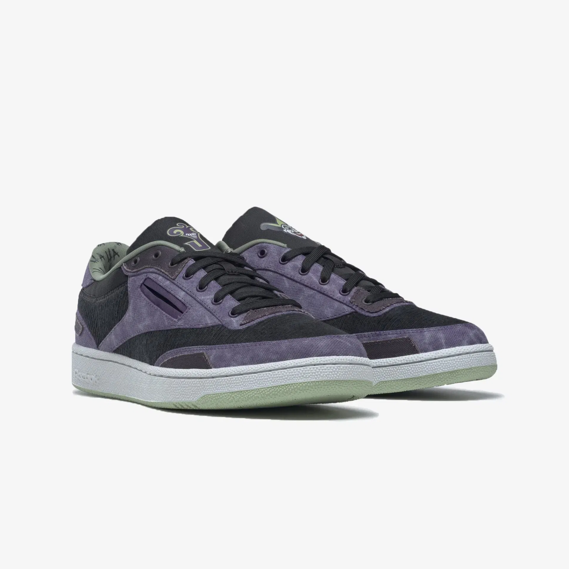 Reebok DC X CLUB C JOKER { PURPLE/BLACK