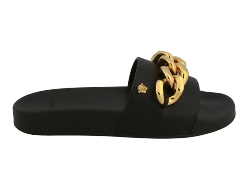 Versace Wmns Slide Chain - Black