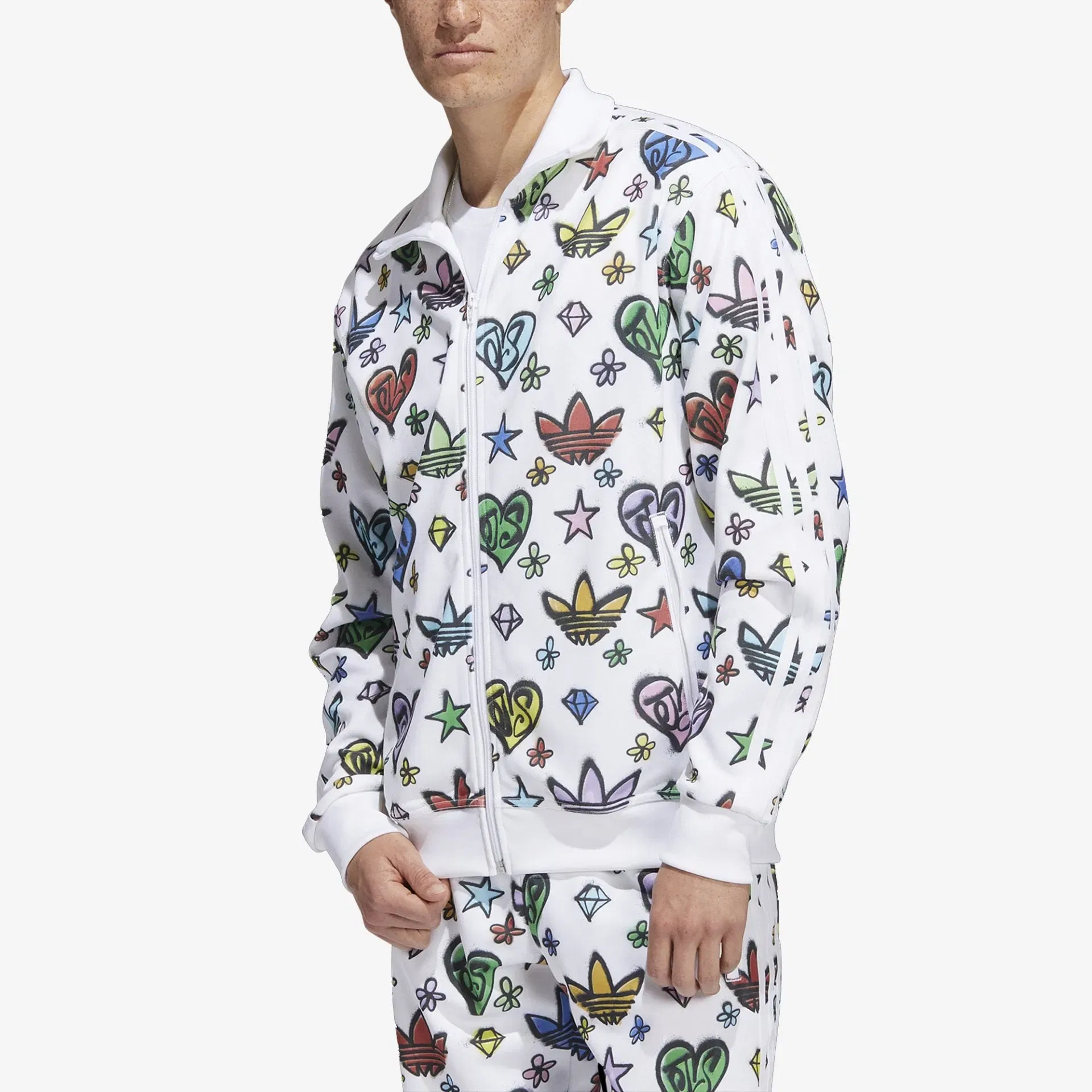Adidas Originals MONOGRAM JEREMY SCOTT FIREBIRD TRACK TOP (GENDER NEUTRAL)