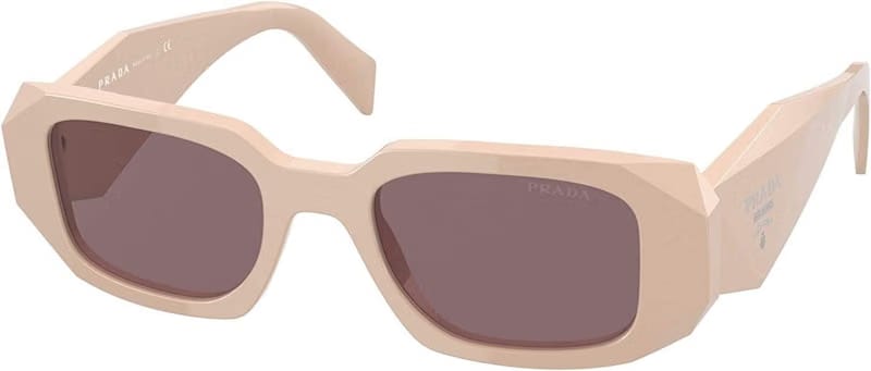 Prada Rectangle Sunglasses Pink (PR17WS-VYJ6X1-49)