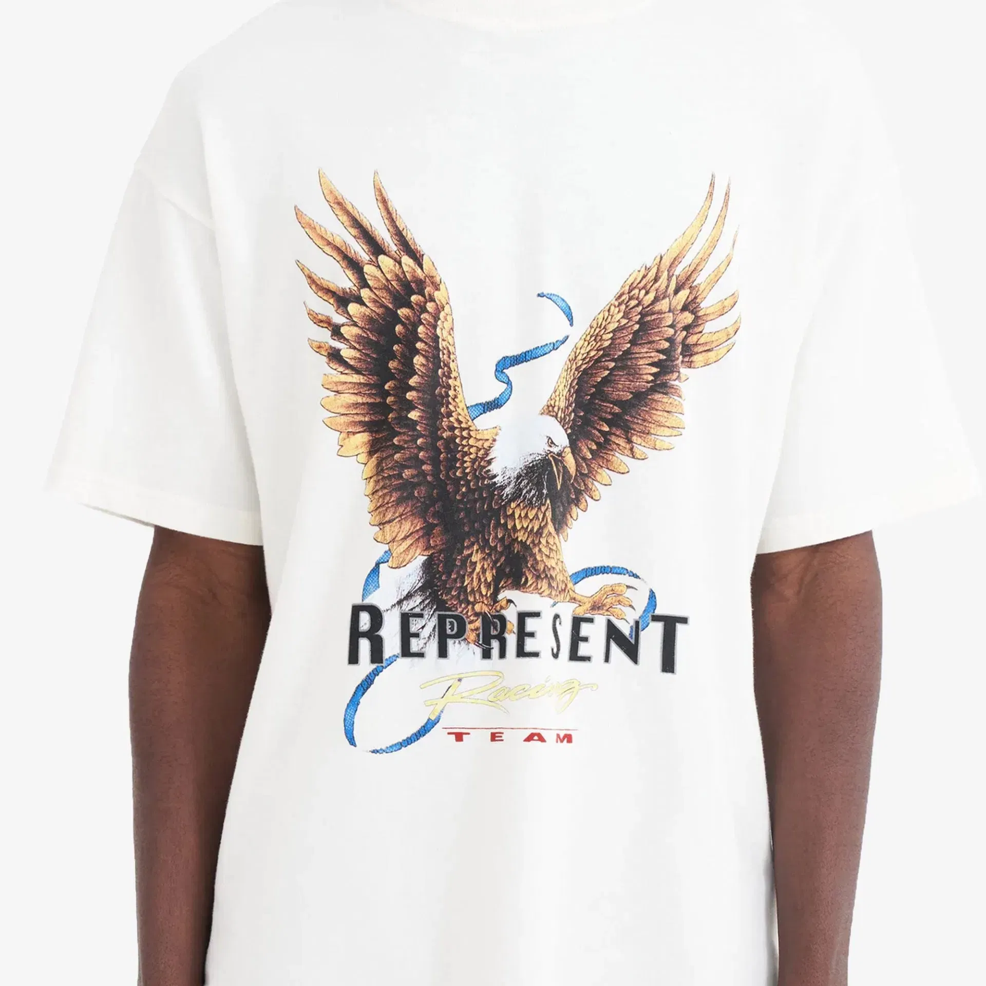 Represent RACING TEAM EAGLE T-SHIRT { FLAT WHITE