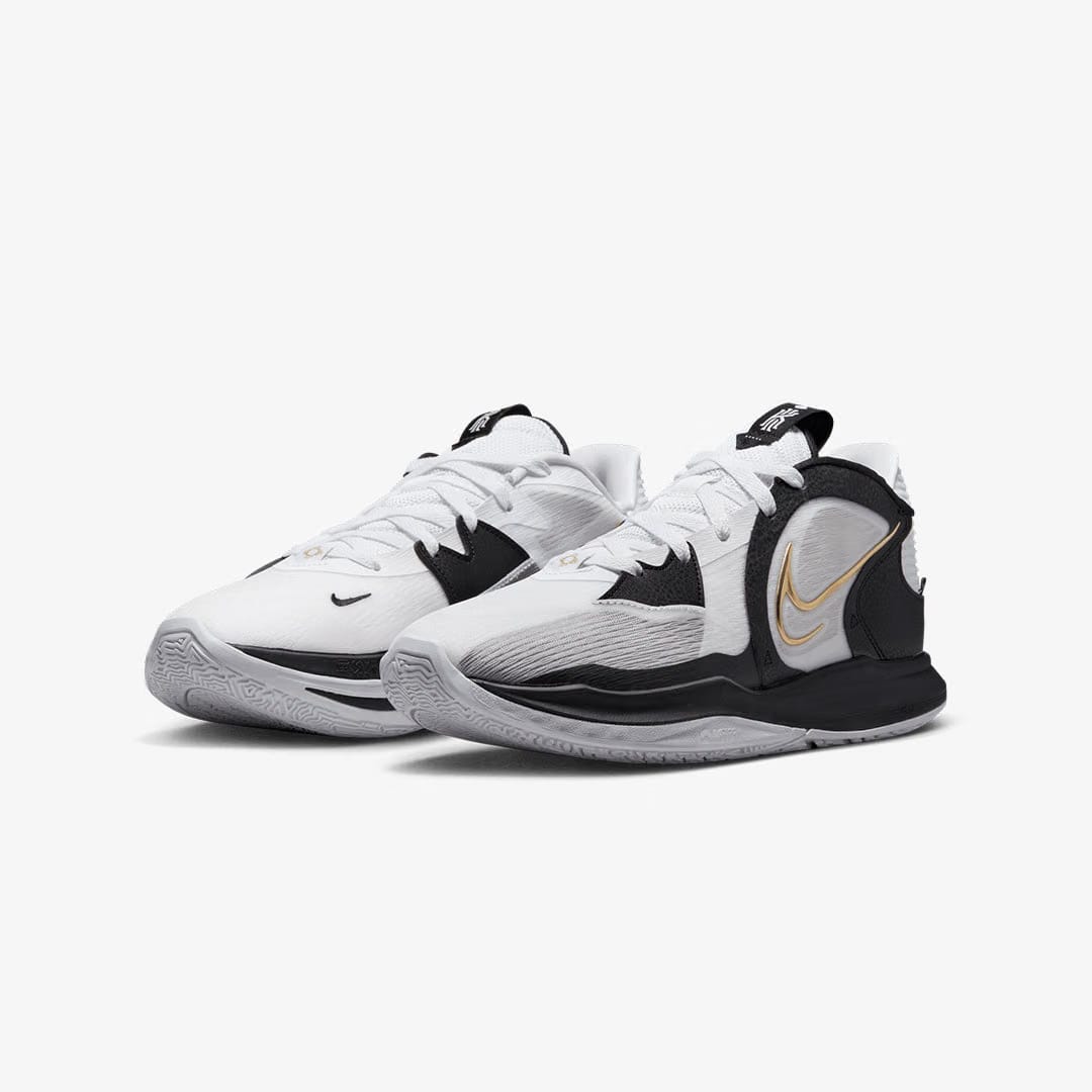 Nike KYRIE LOW 5 EP { WHITE/OR METALLIQUE