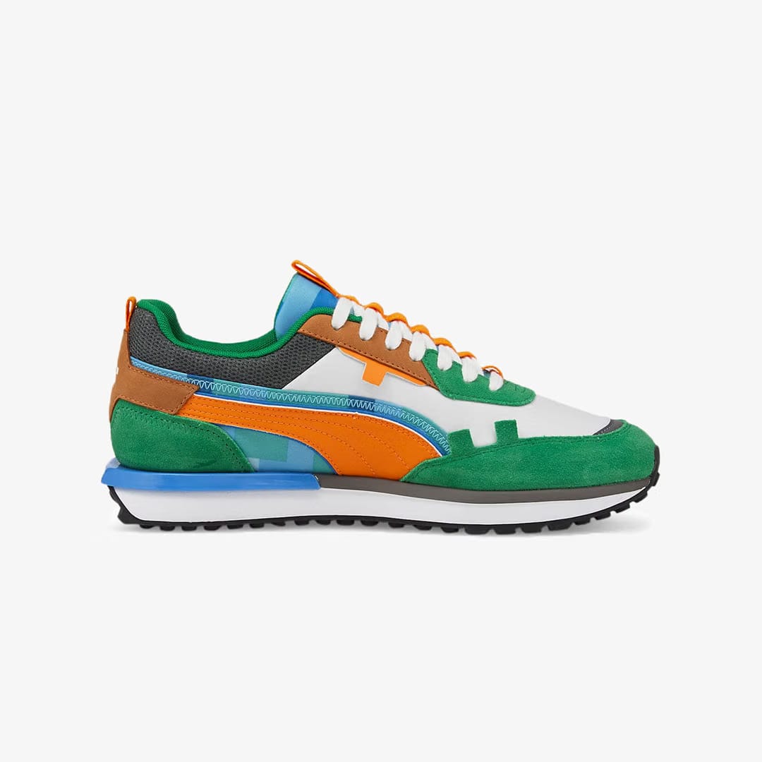 Puma MINECRAFT CITY RIDER { GREEN/ORANGE