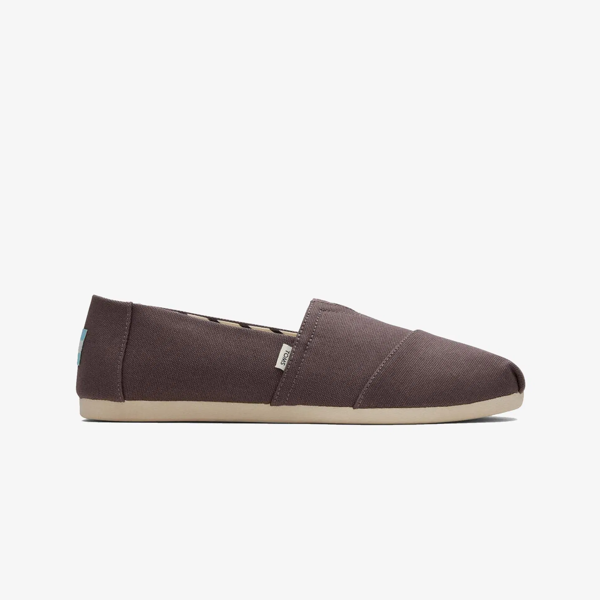 Toms ALPARGATA RECYCLED COTTON CANVAS { CHARCOAL GREY