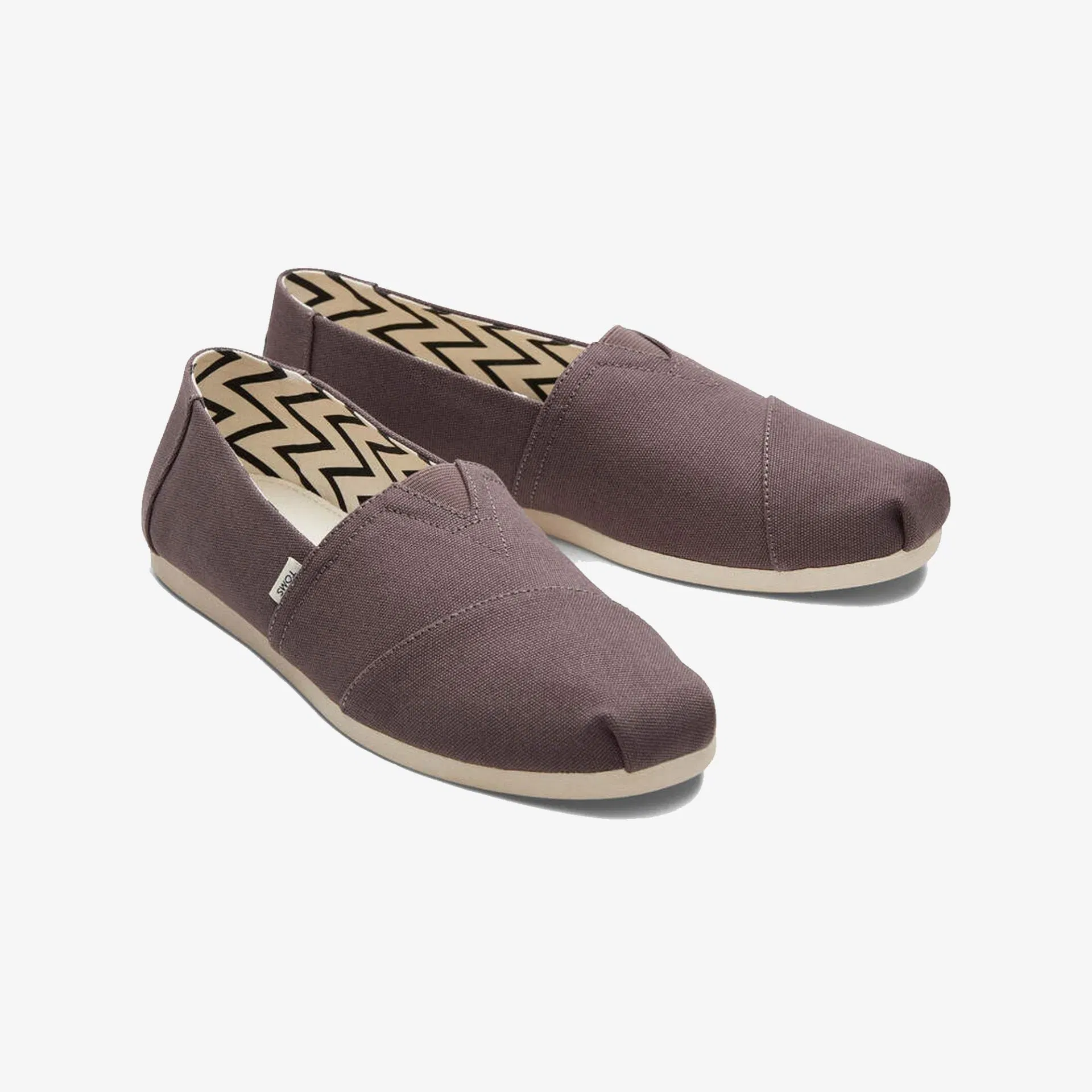 Toms ALPARGATA RECYCLED COTTON CANVAS { CHARCOAL GREY