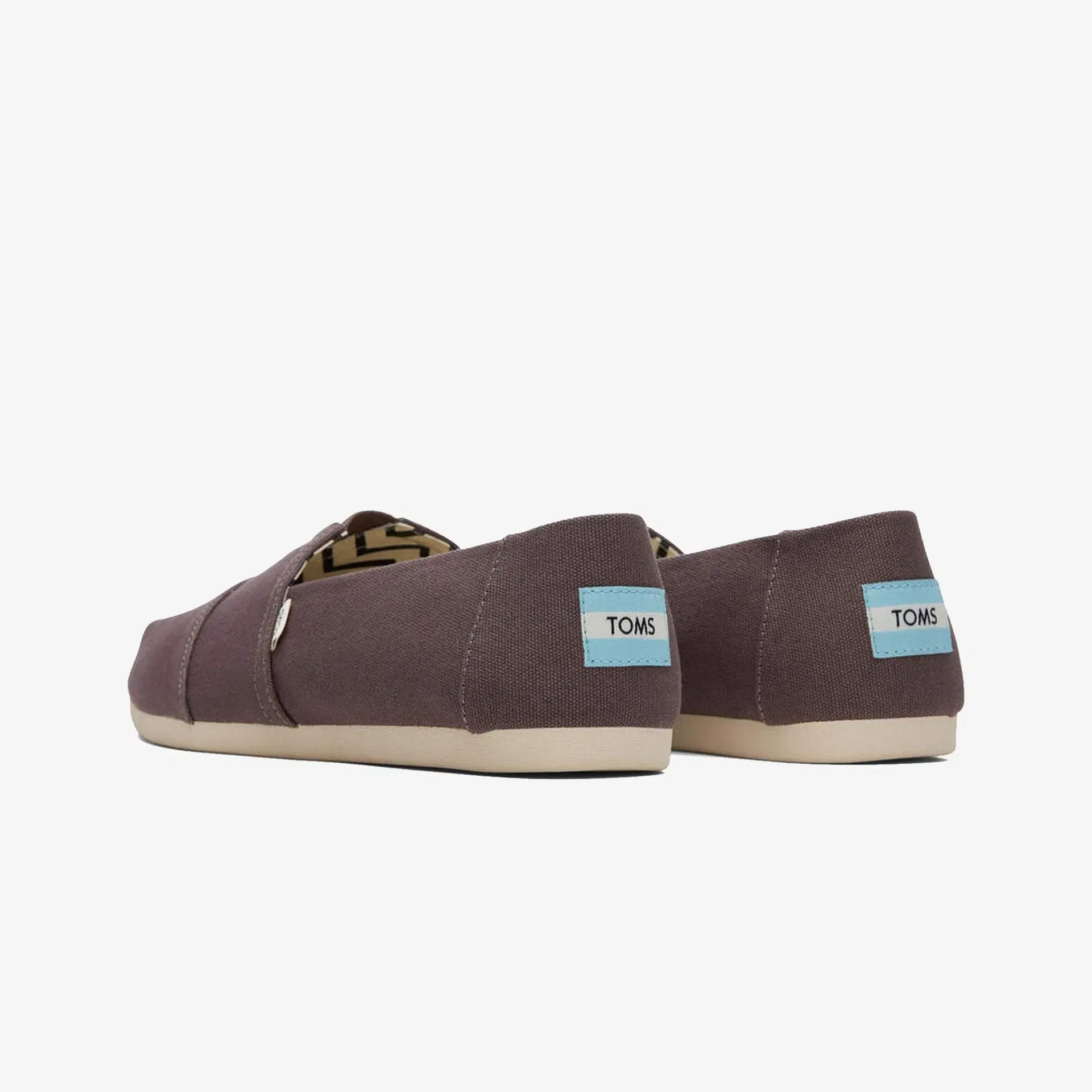 Toms ALPARGATA RECYCLED COTTON CANVAS { CHARCOAL GREY