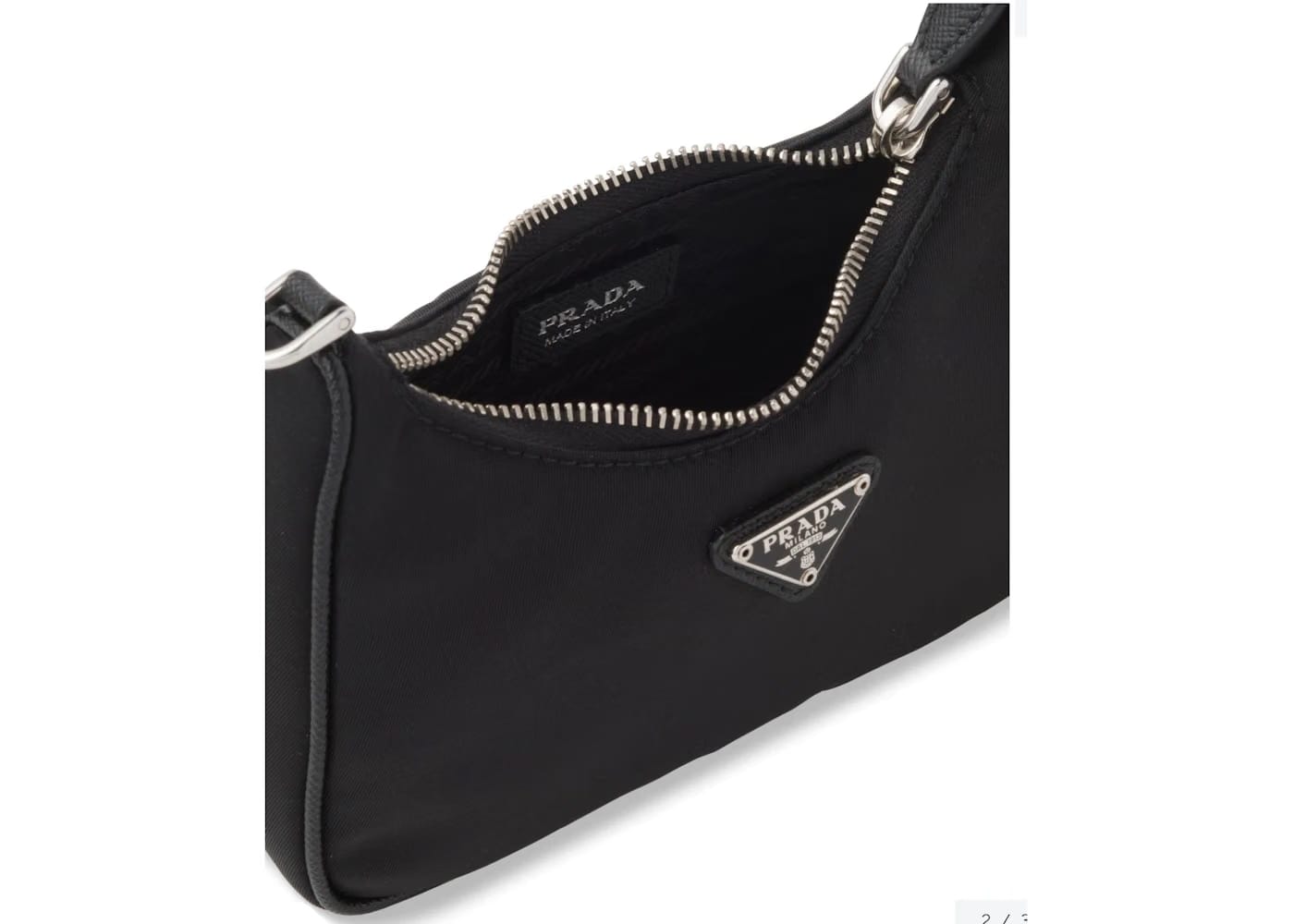 Prada Re-Edition Shoulder Bag Mini Nylon Black