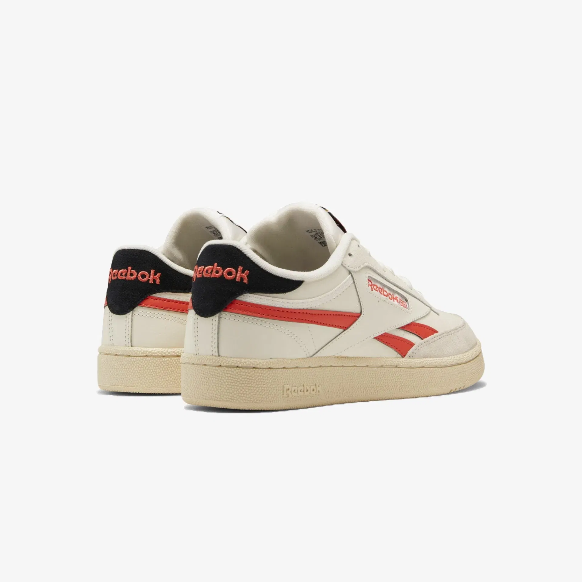 Reebok CLUB C REVENGE { SEMI ORANGE FLARE / CORE BLACK