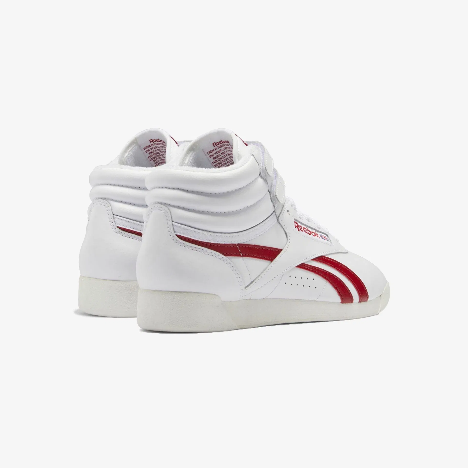 Reebok F/S HI { CHALK / FLASH RED