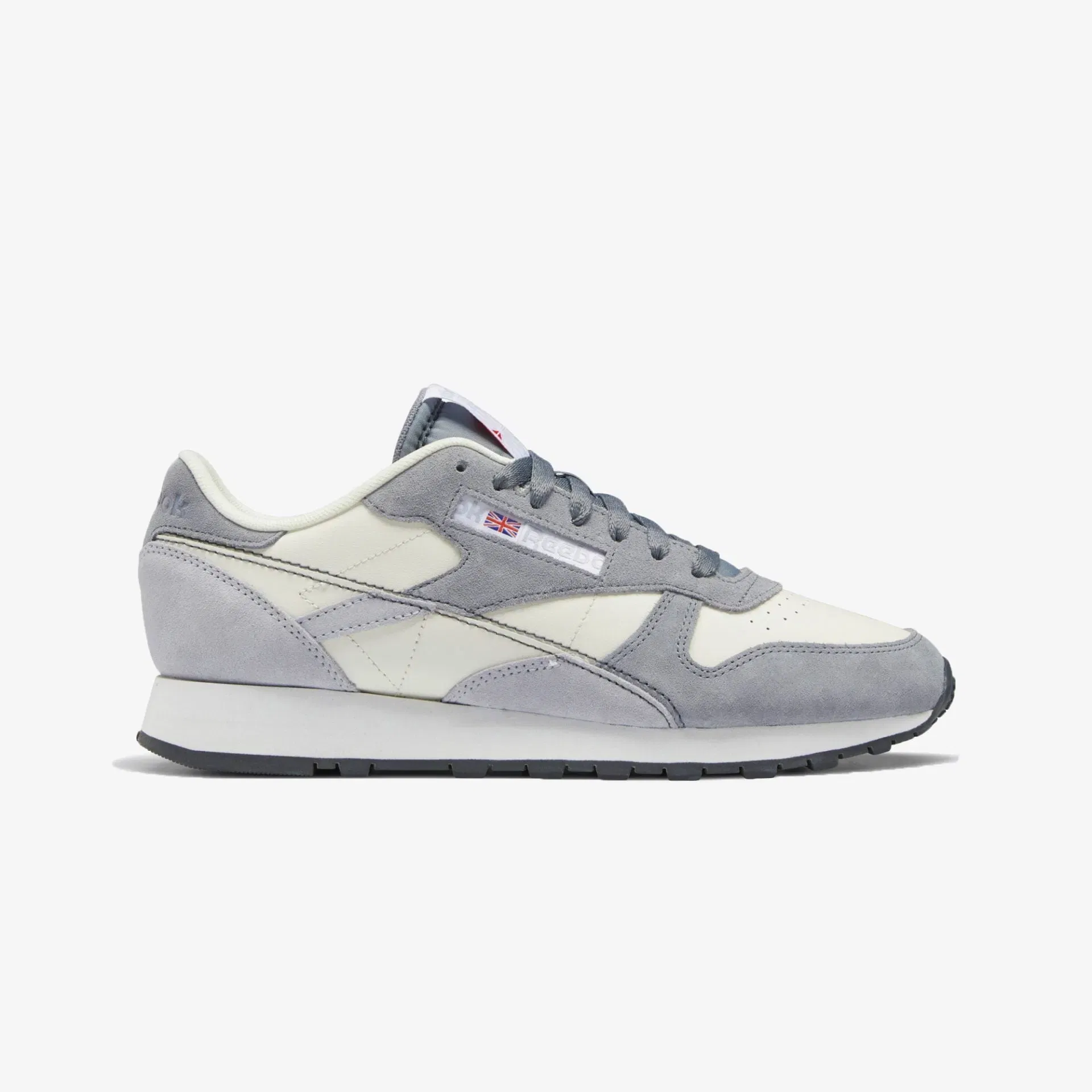 Reebok CLASSIC LEATHER MAKE IT YOURS { CHALK / COLD GREY 2