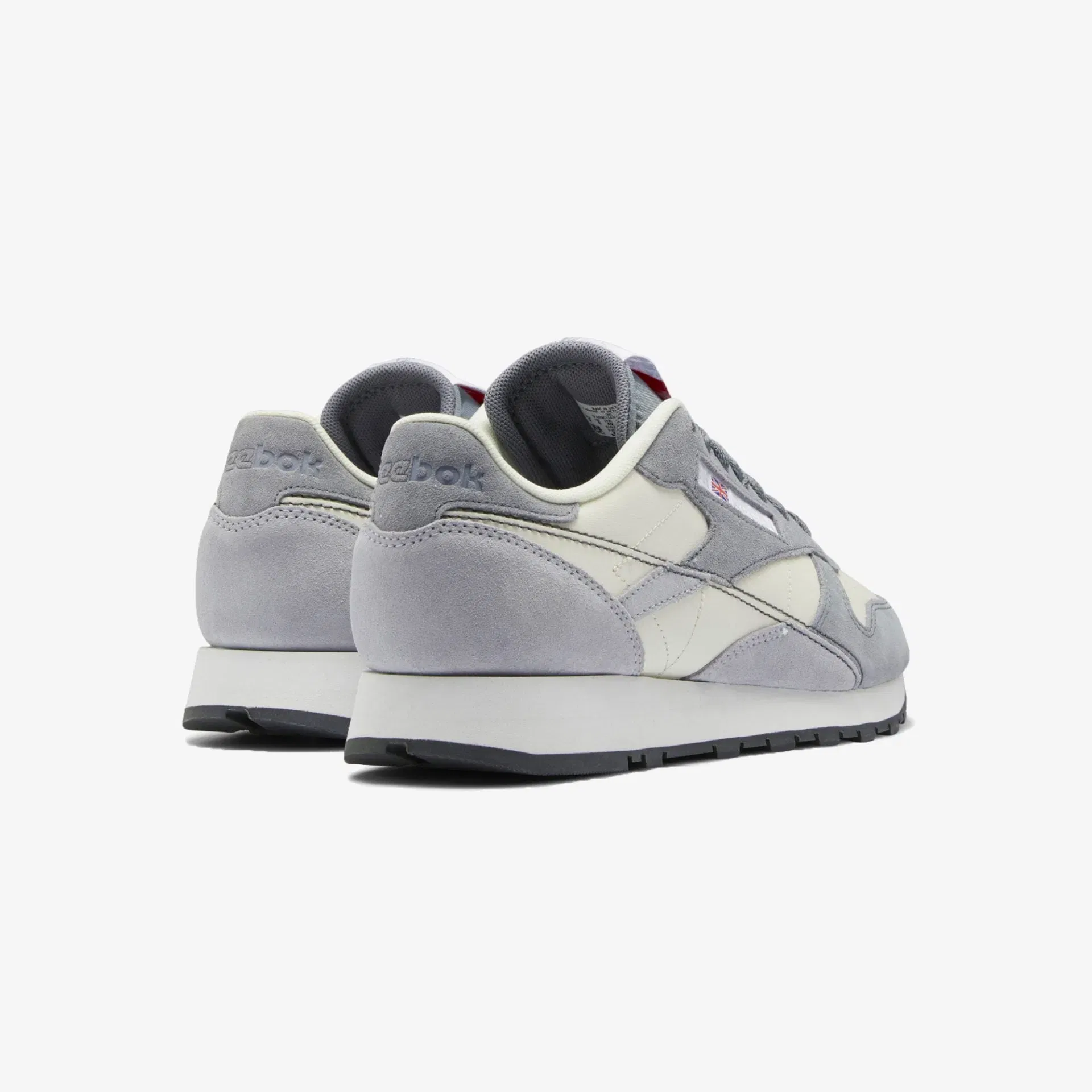 Reebok CLASSIC LEATHER MAKE IT YOURS { CHALK / COLD GREY 2