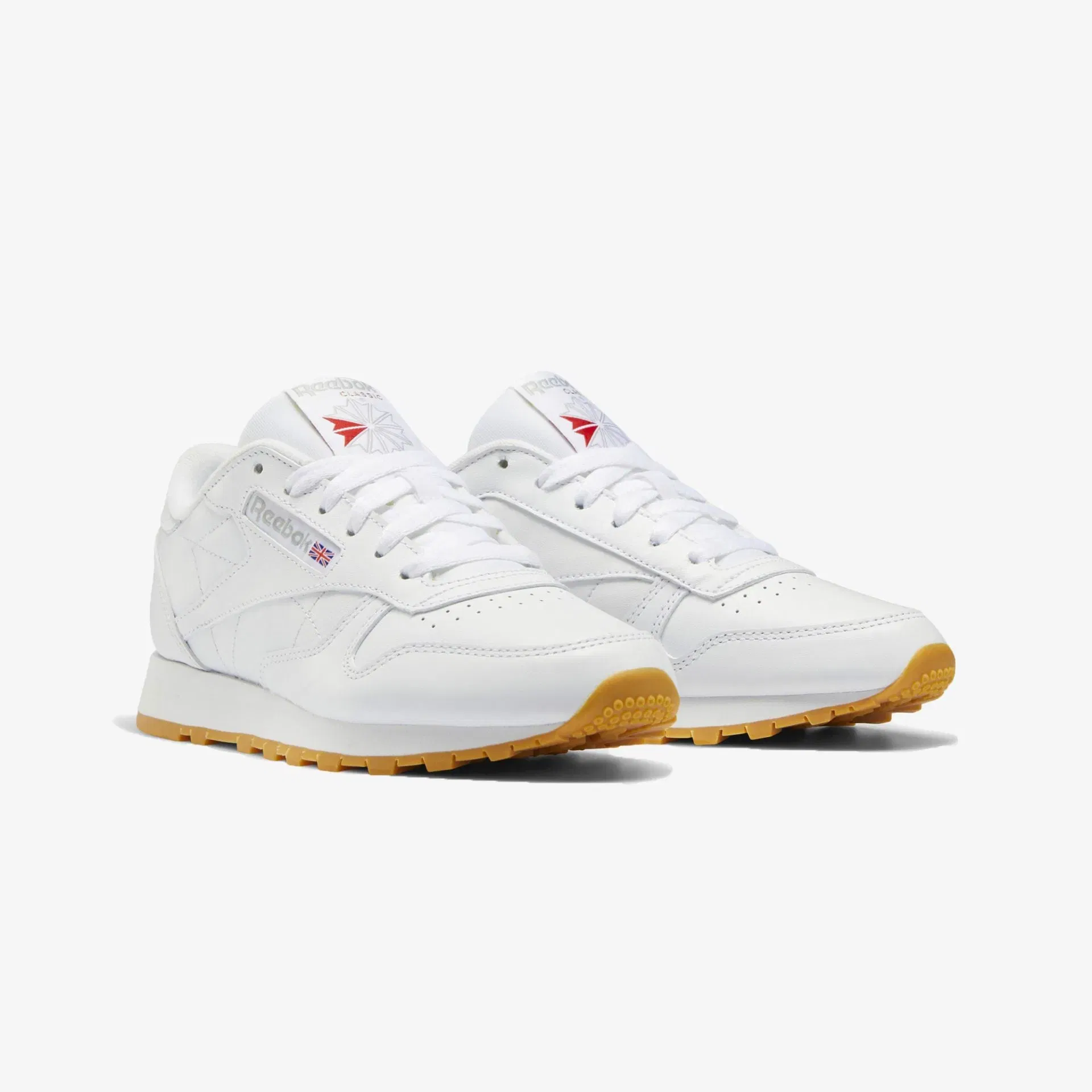 Reebok CLASSIC LEATHER { PURE GREY 3 / REEBOK RUBBER GUM-03