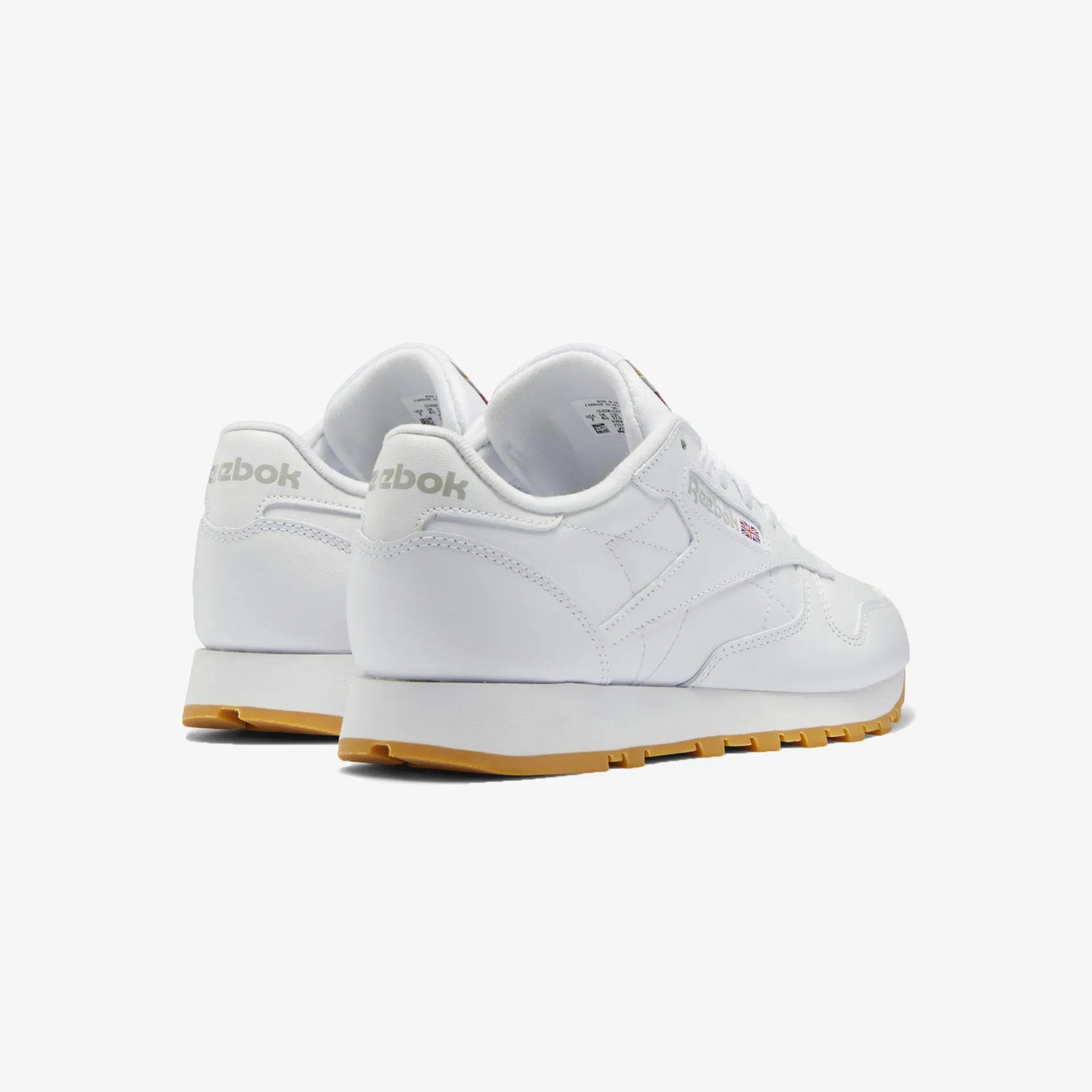 Reebok CLASSIC LEATHER { PURE GREY 3 / REEBOK RUBBER GUM-03