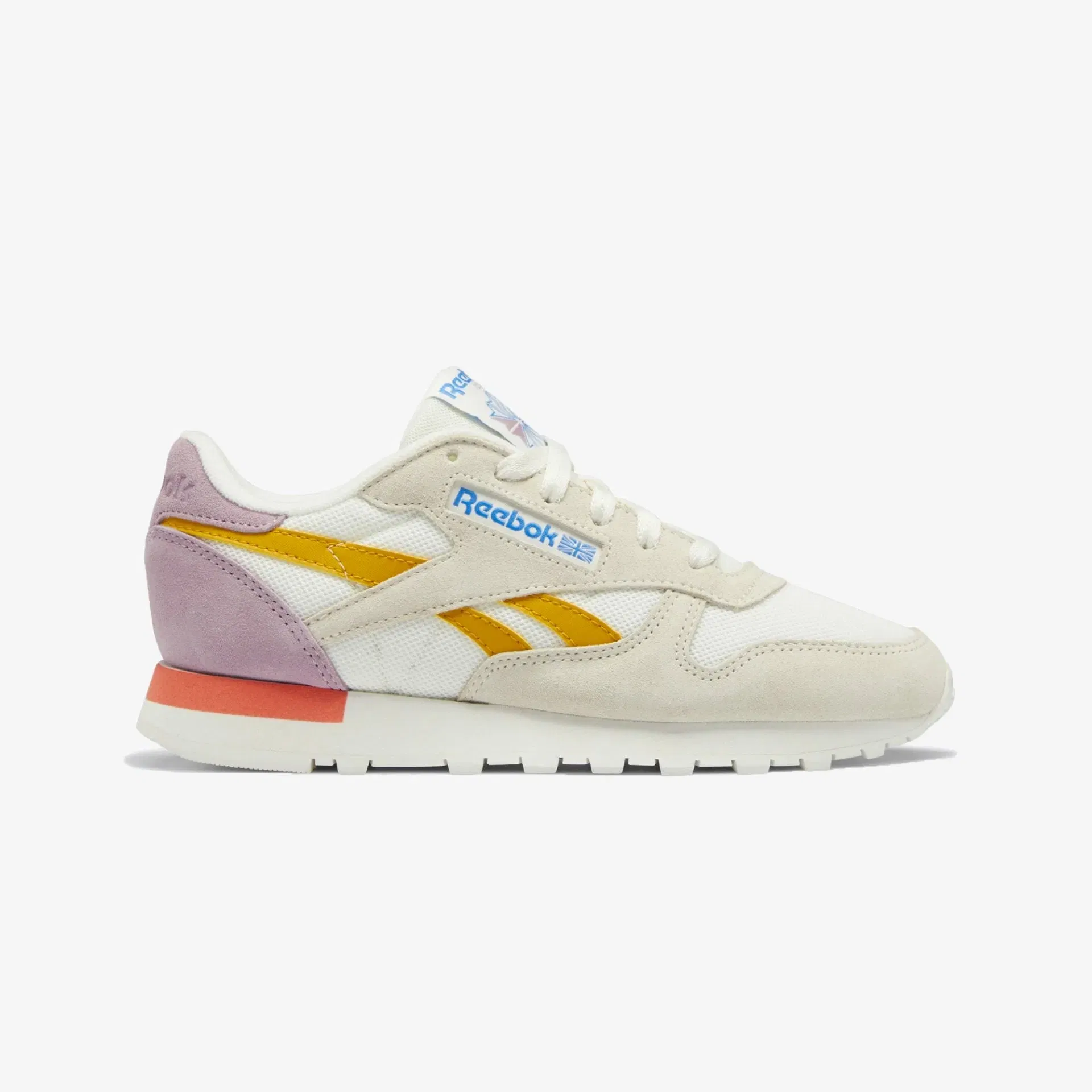 Reebok CLASSIC LEATHER { BRIGHT OCHRE / INFUSED LILAC