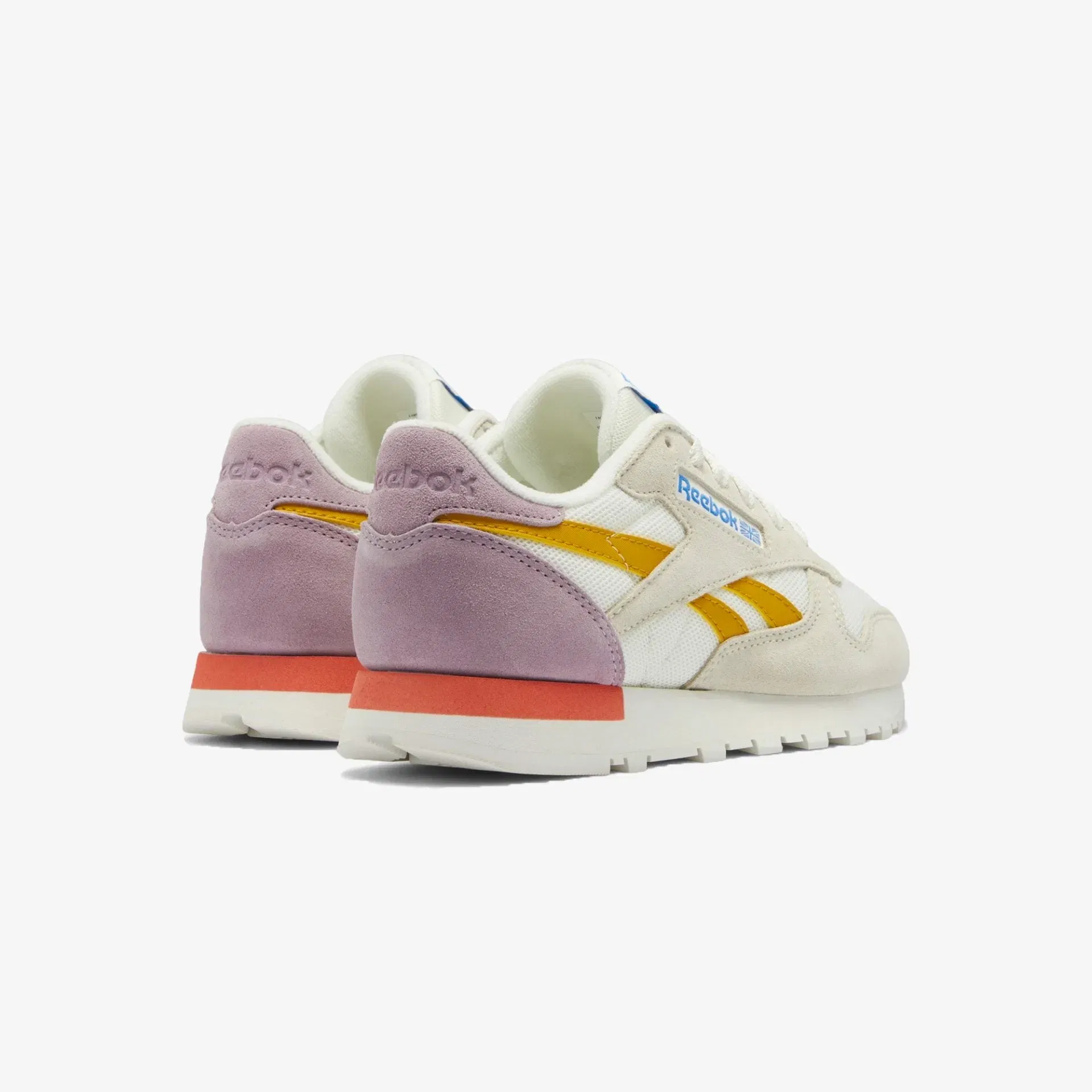 Reebok CLASSIC LEATHER { BRIGHT OCHRE / INFUSED LILAC