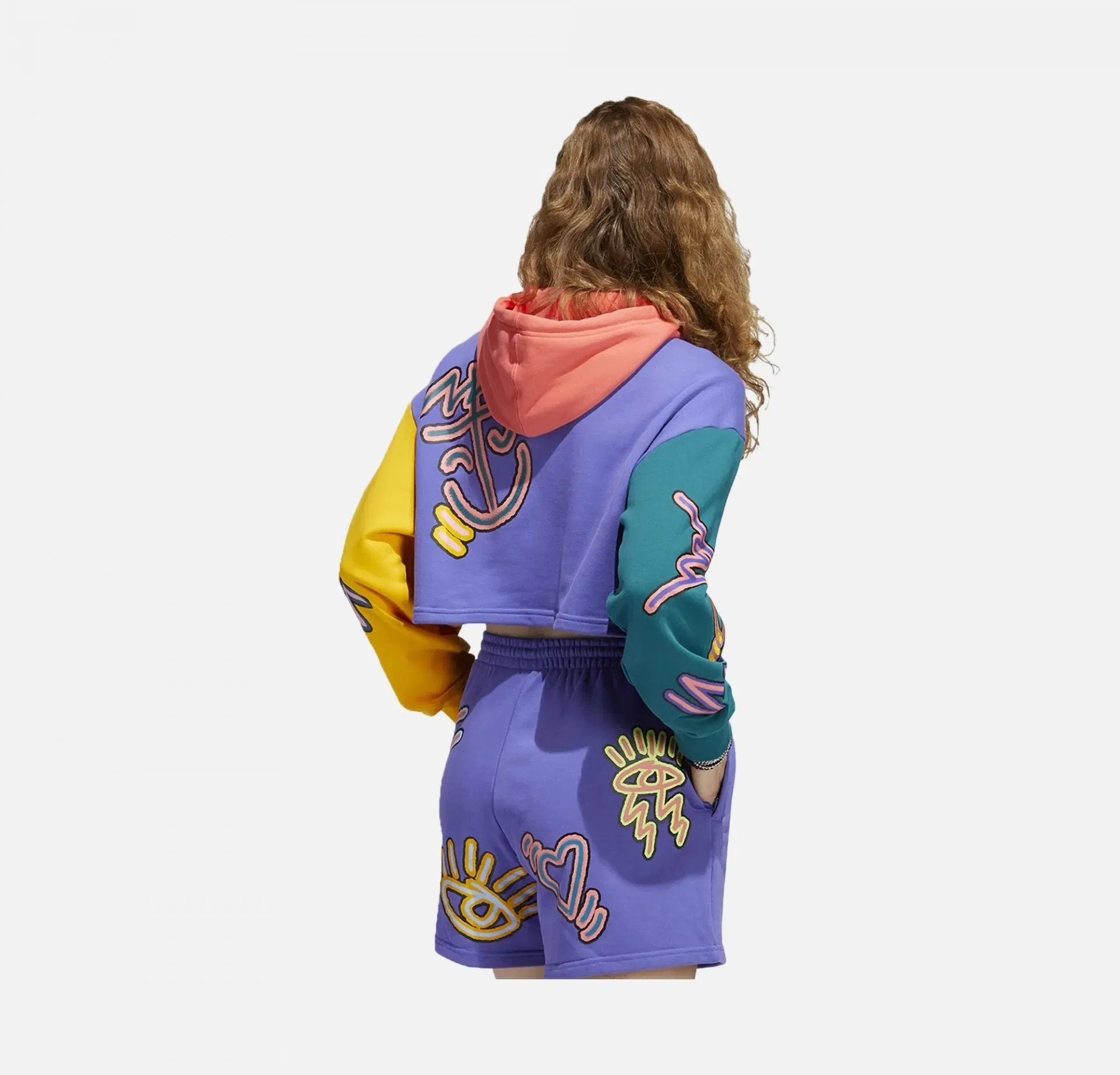 Adidas Originals LOVE UNITES CROP HOODIE