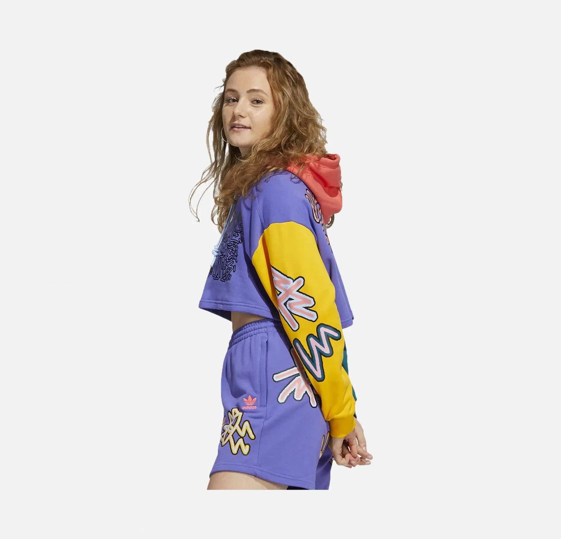 Adidas Originals LOVE UNITES CROP HOODIE