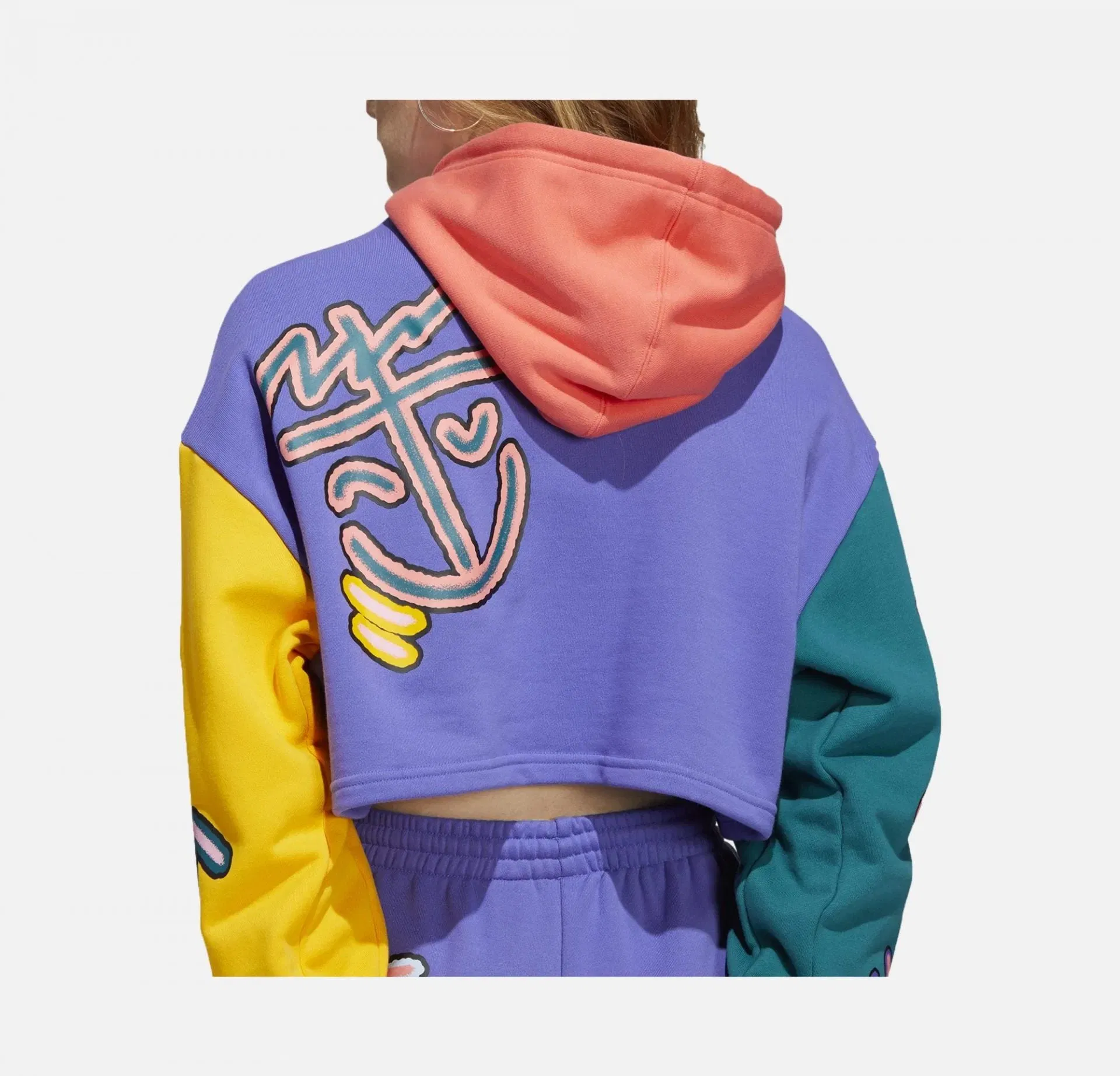 Adidas Originals LOVE UNITES CROP HOODIE