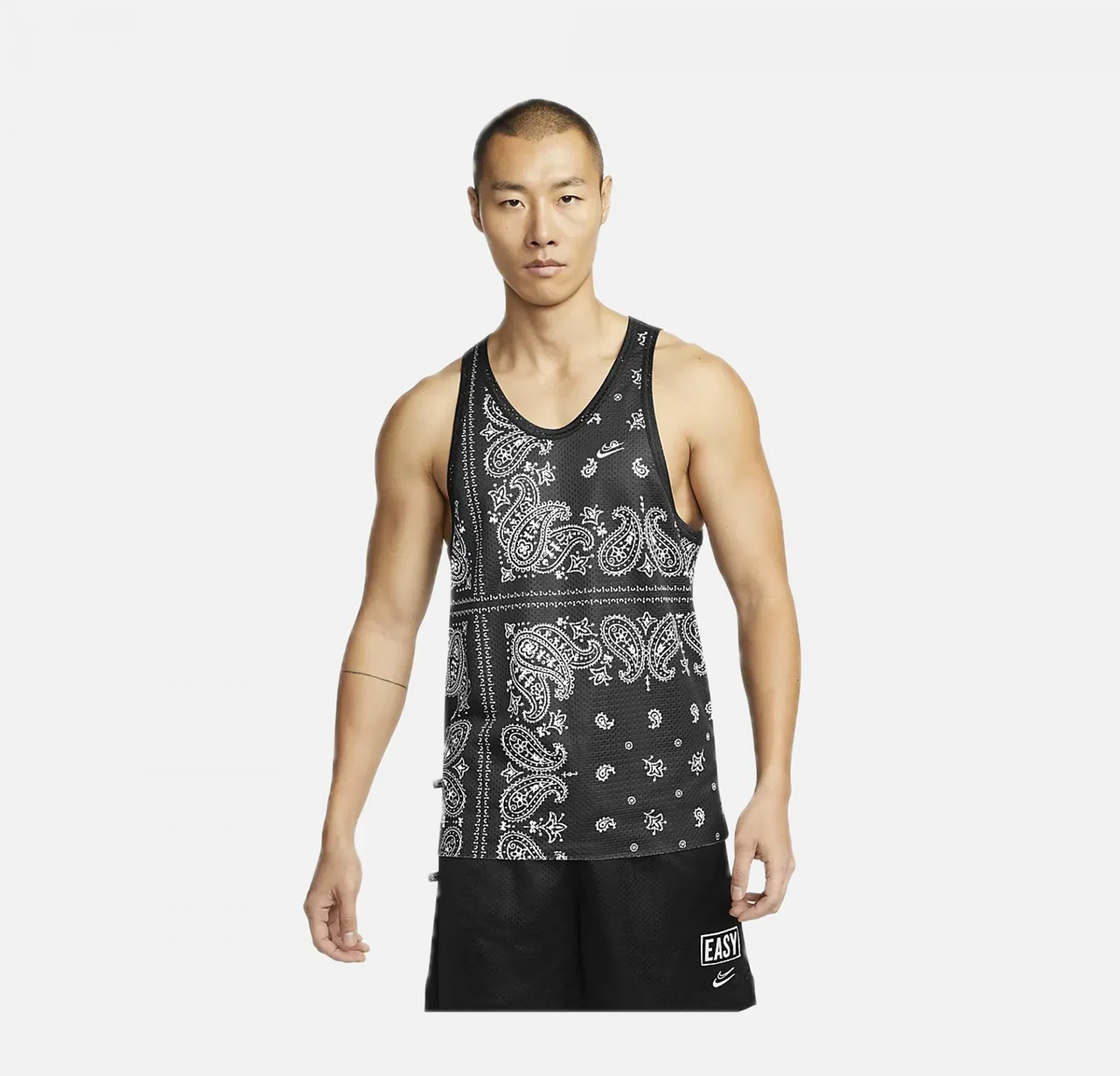 Nike DRI-FIT KD SLEEVELESS TOP { BLACK / SUMMIT WHITE
