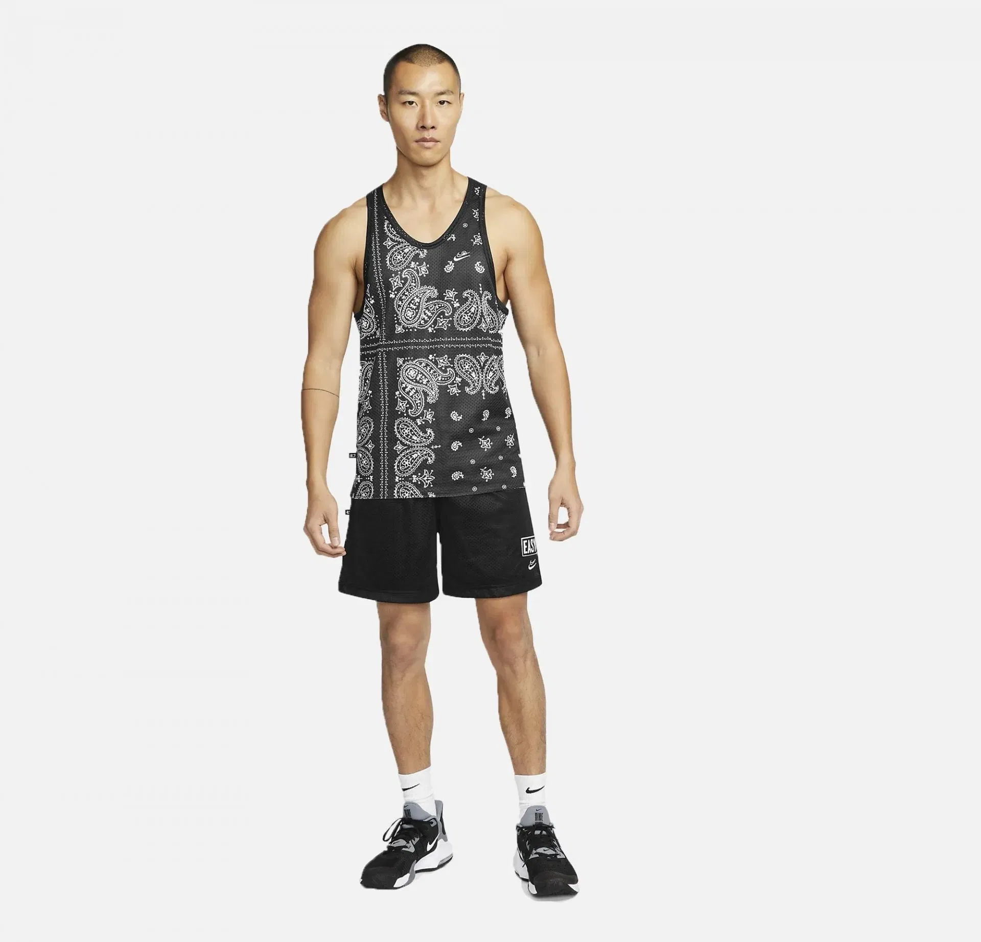 Nike DRI-FIT KD SLEEVELESS TOP { BLACK / SUMMIT WHITE