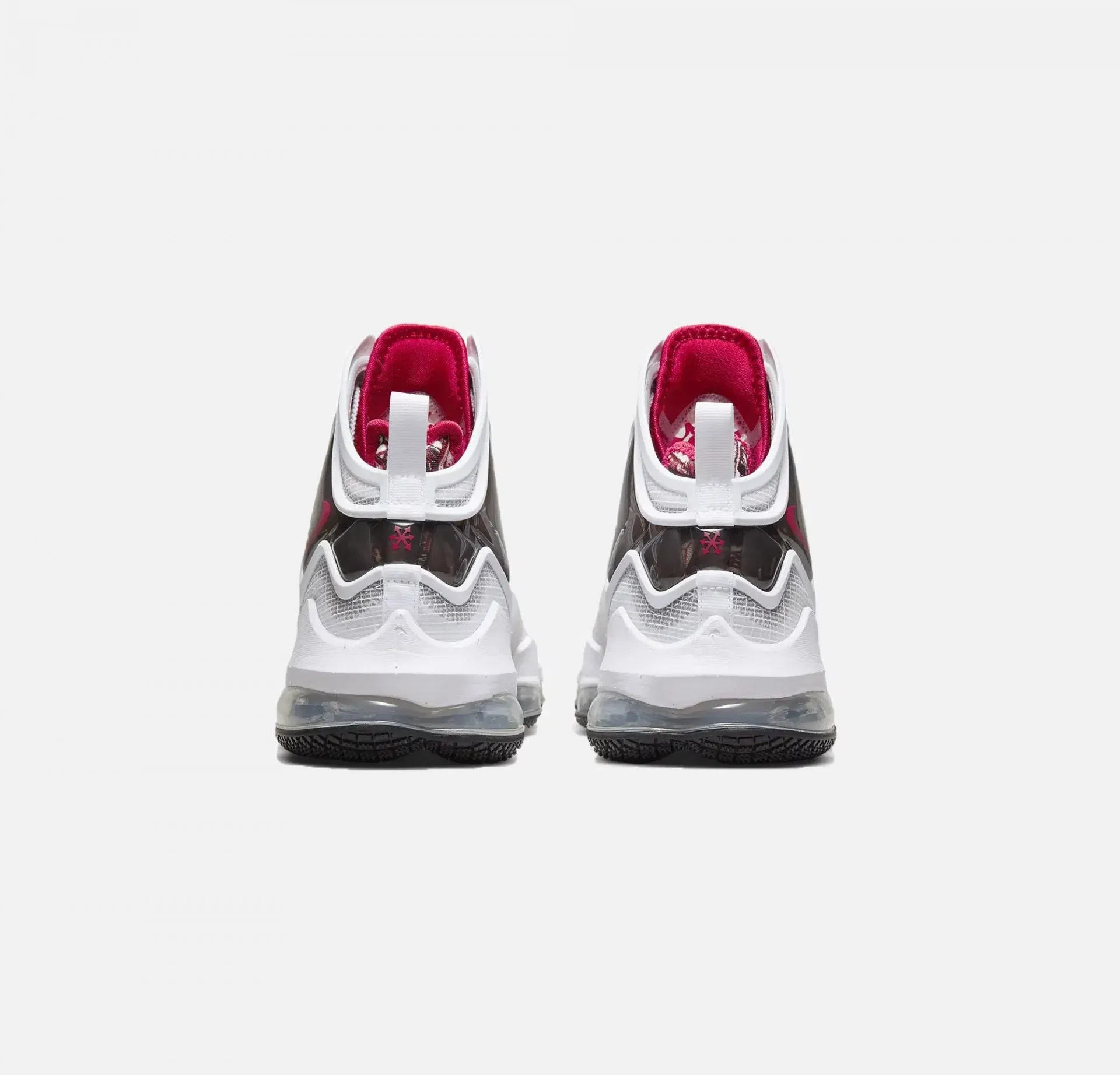 Nike LEBRON 19 { WHITE / UNIVERSITY RED