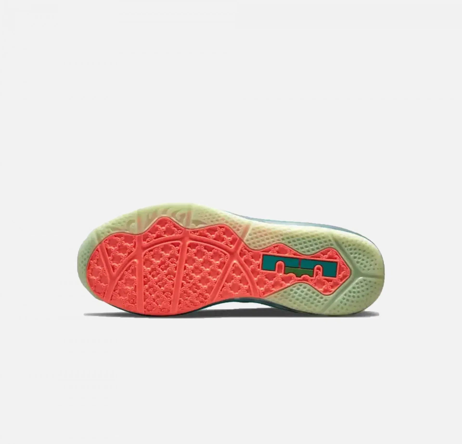 Nike LEBRON IX LOW { WHITE LIME / BRIGHT MANGO