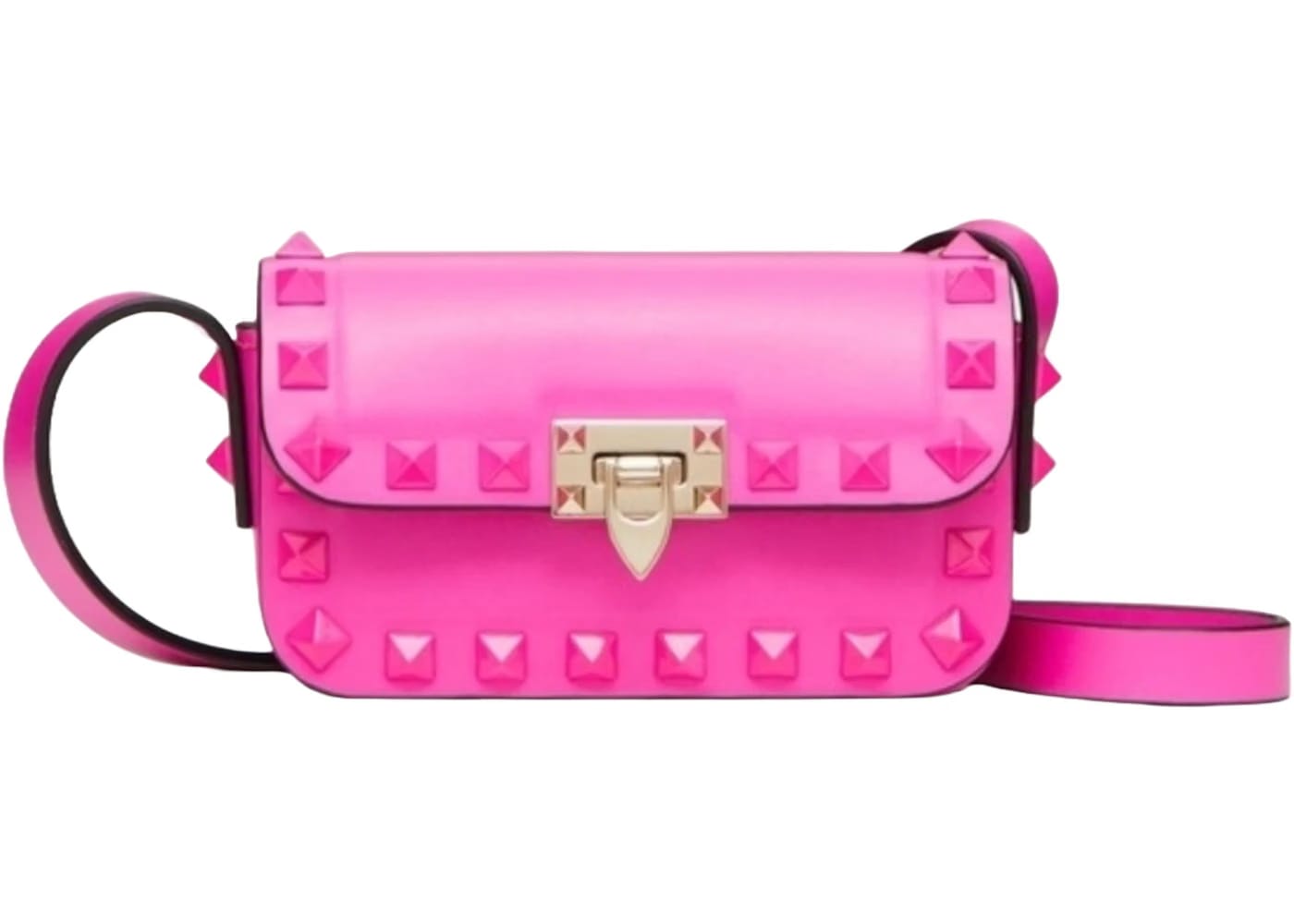 Valentino Rockstud Mini Shoulder Shoulder Bag Pink
