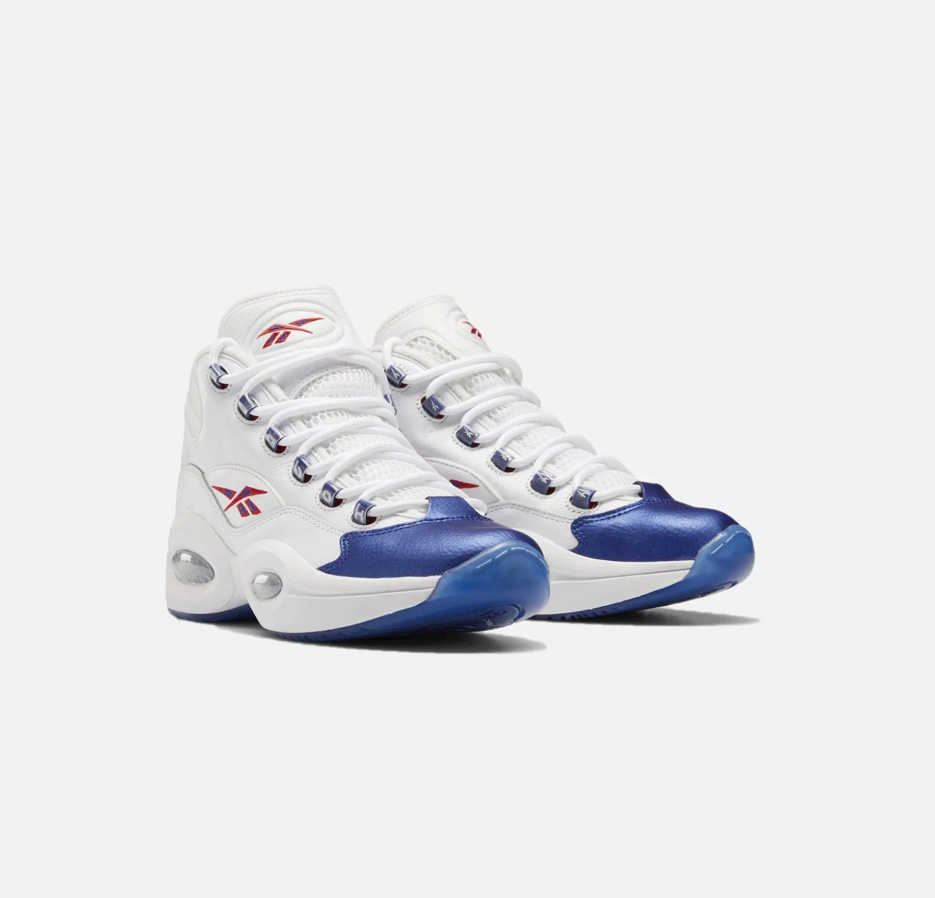 Reebok QUESTION MID { BLUE TOE