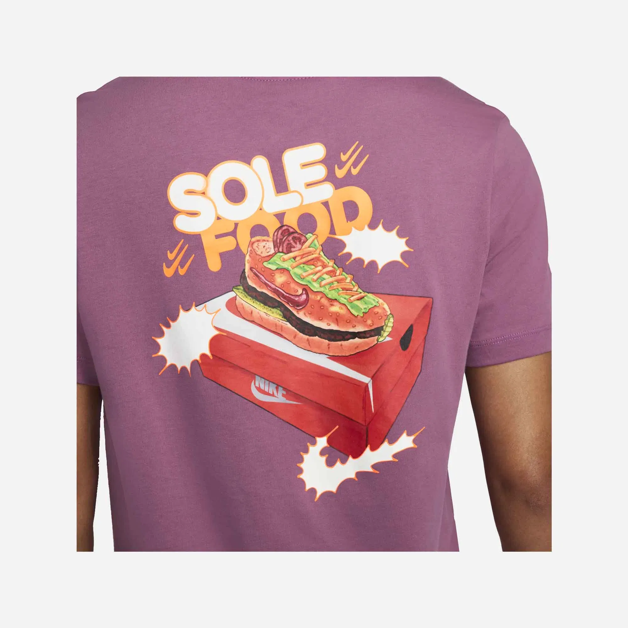 Nike NSW T-SHIRT { LIGHT BORDEAUX