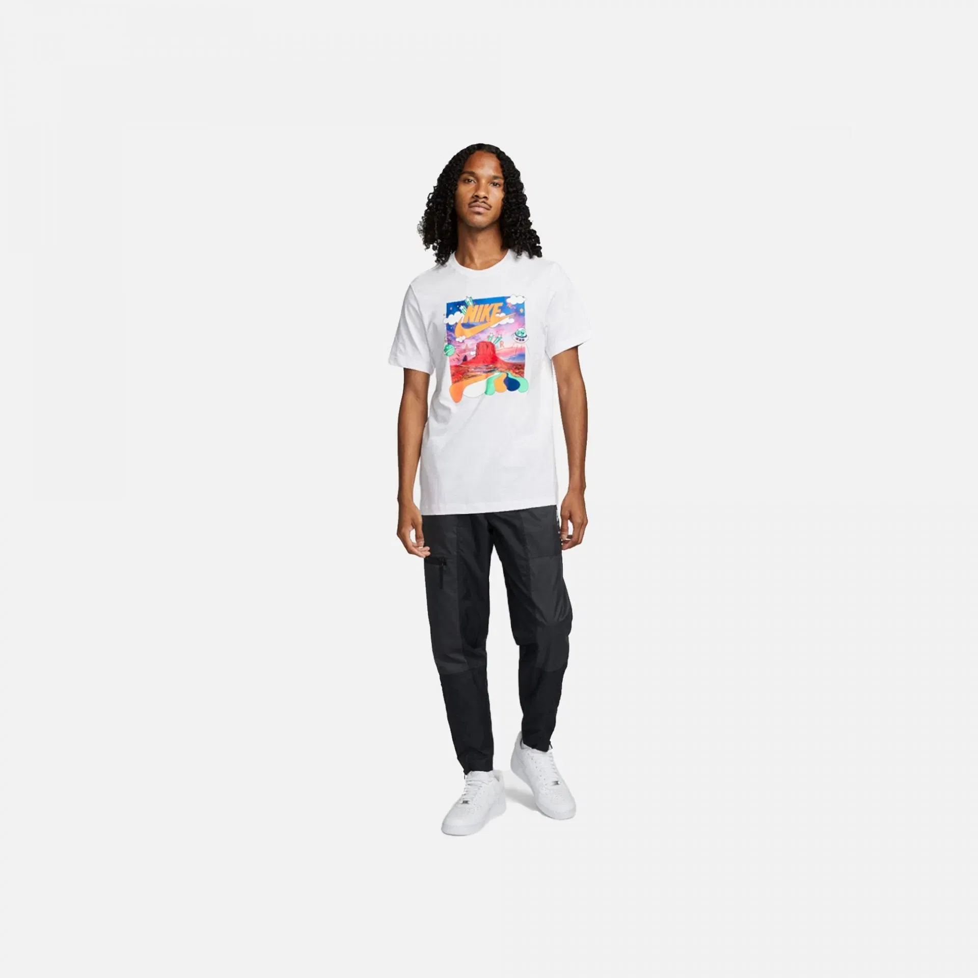 Nike NSW BLACK LIGHT T-SHIRT WHITE
