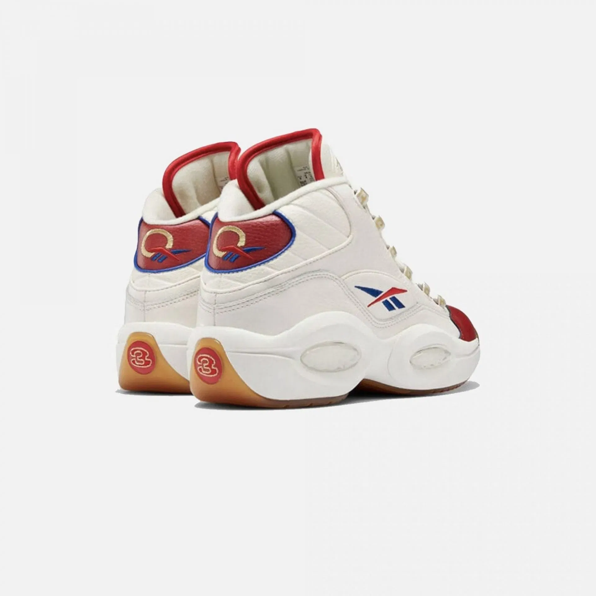 Reebok QUESTION MID RED TOE