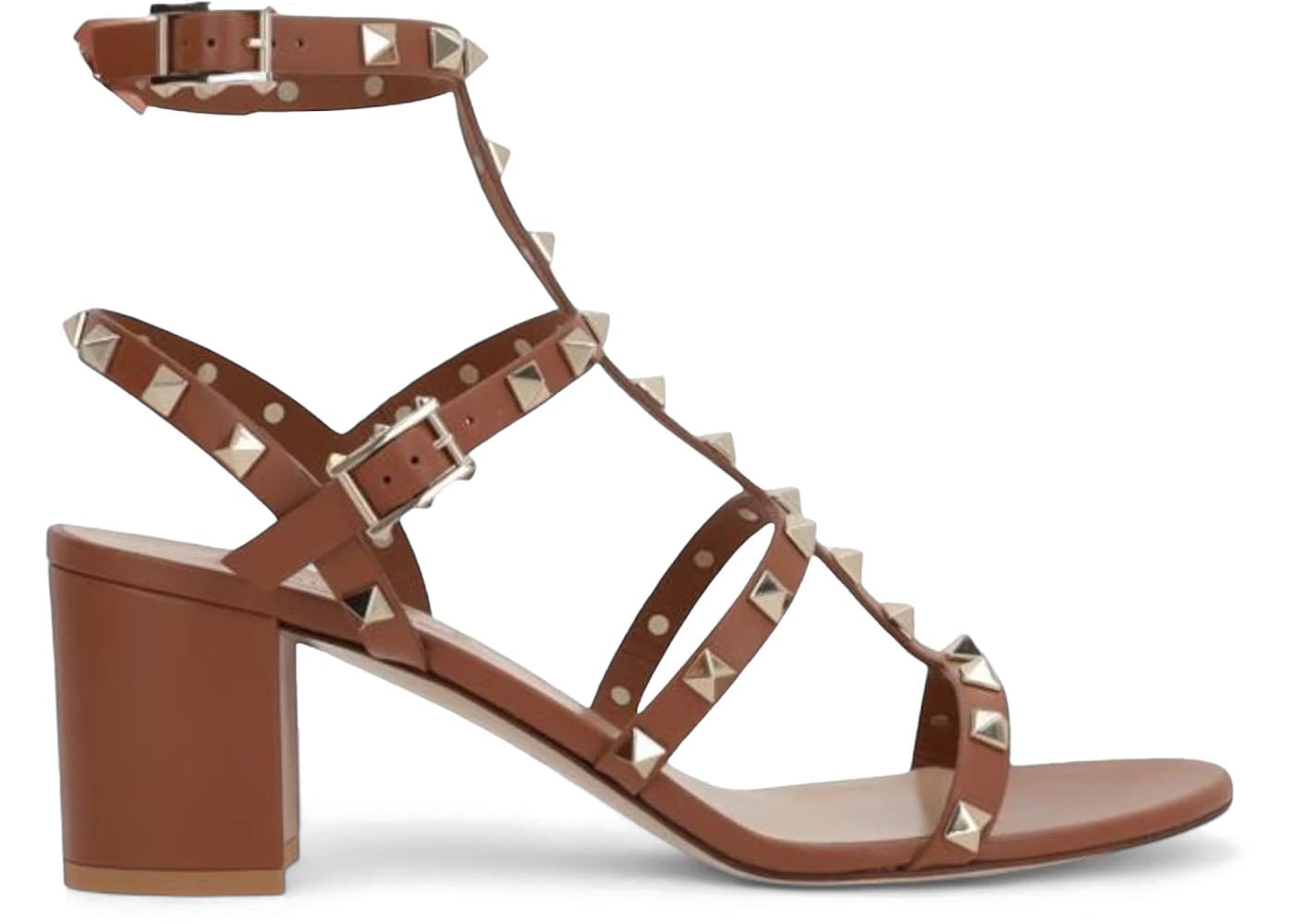 Valentino Garavani Rockstud Sandals Brown (Women's)
