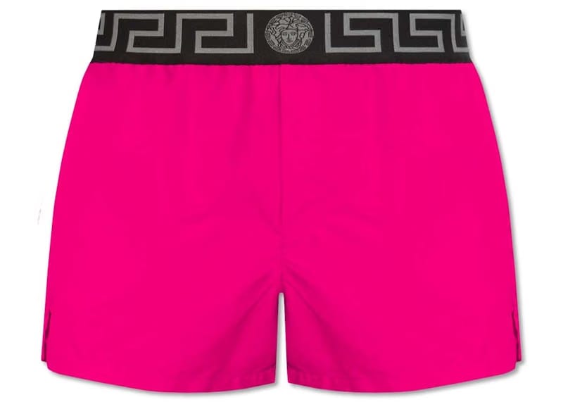 Versace Greca Border Swimshort Pink/Black