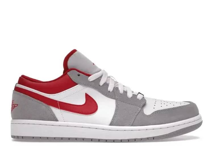 Jordan 1 Low SE Light Smoke Grey Gym Red