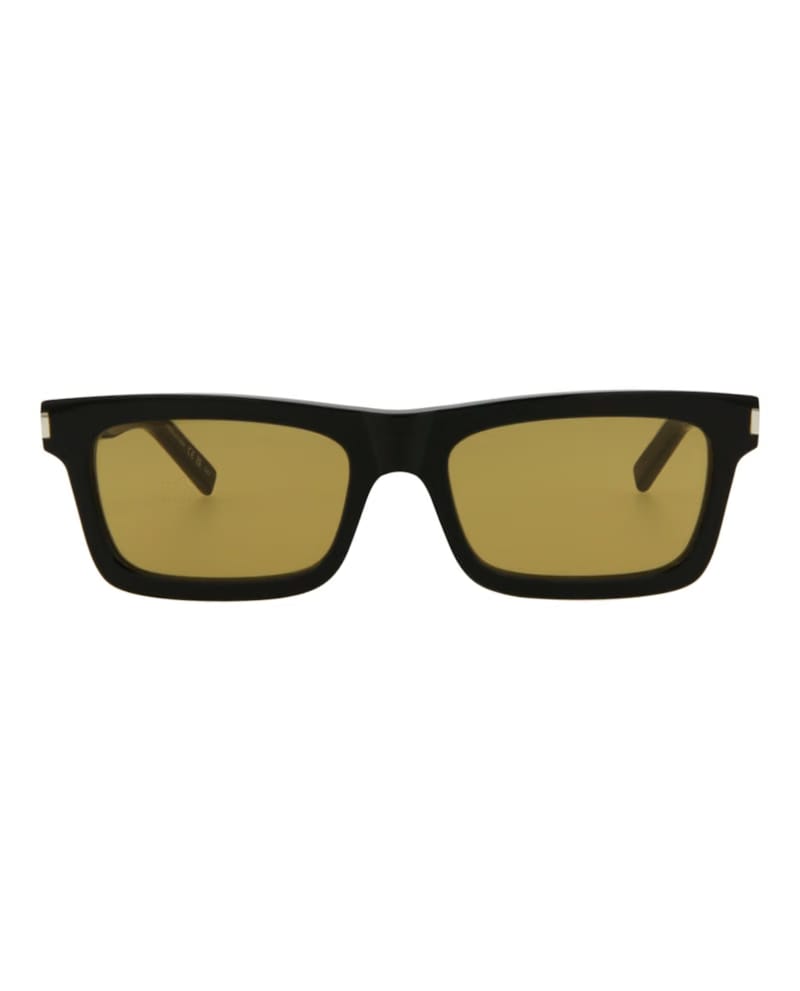 Saint Laurent Square Sunglasses Black/Black/Yellow (SL461BETTY-30011401-008)