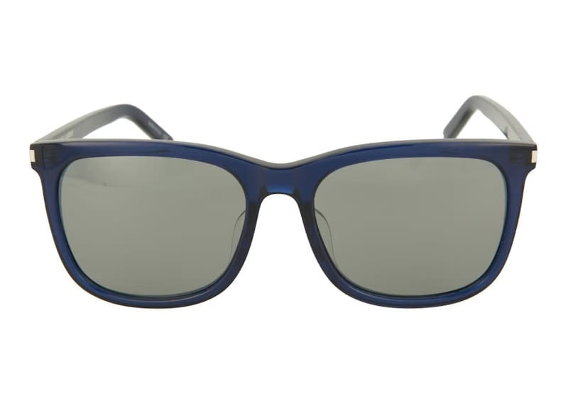 Saint Laurent Square Sunglasses Blue/Blue/Silver (SL116K-30000489-003)