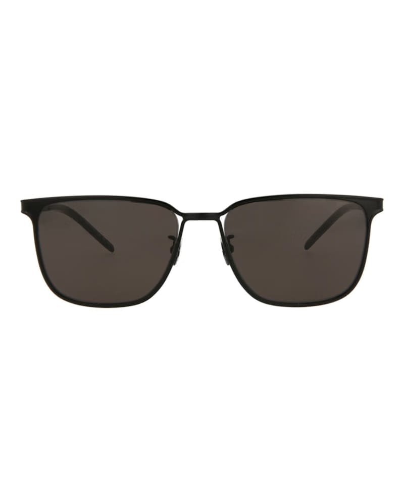 Saint Laurent Square Rectangle Sunglasses Black/Black/Black (SL428-30010694-002)
