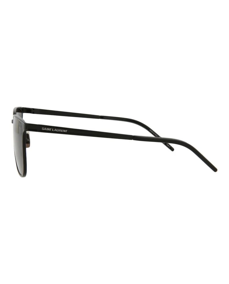 Saint Laurent Square Rectangle Sunglasses Black/Black/Black (SL428-30010694-002)