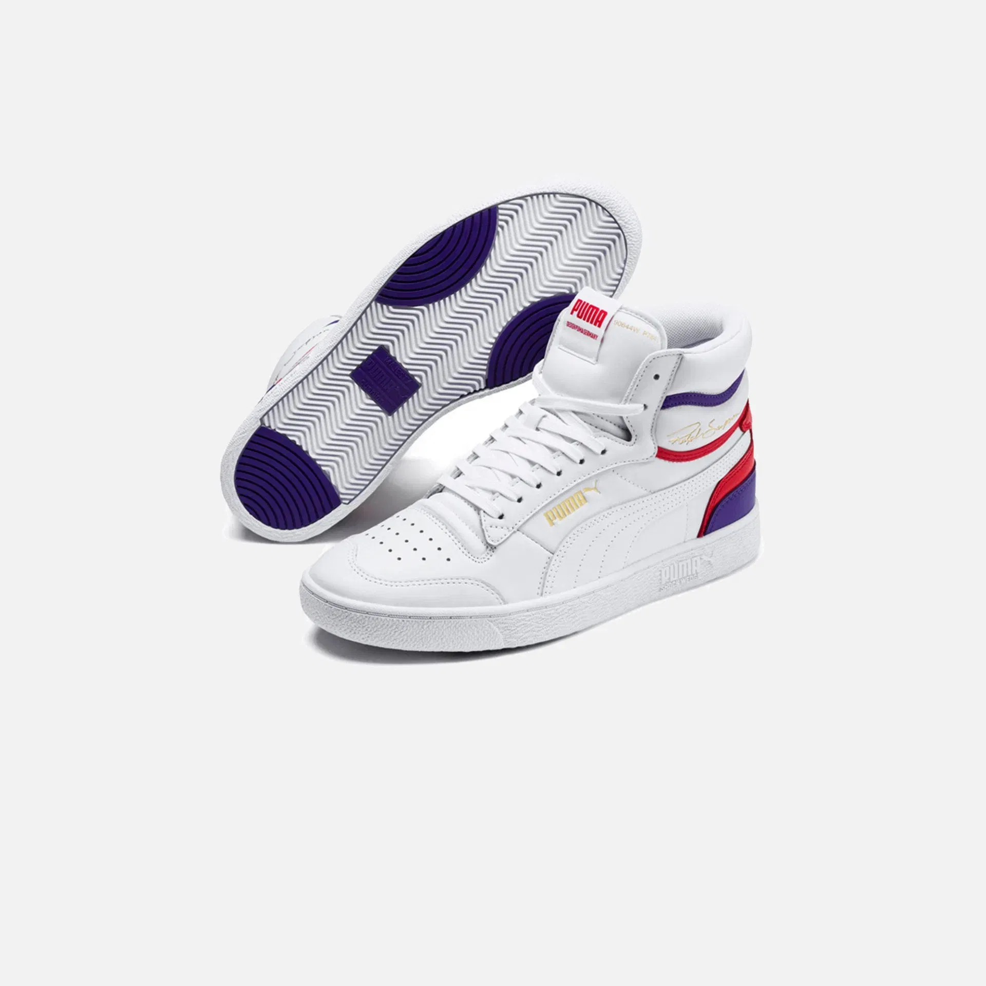 Puma Ralph Sampson Mid Puma White-High Risk R