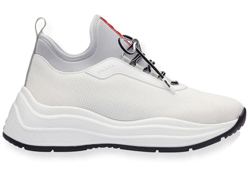 Prada Neoprene Logo White (Women's)