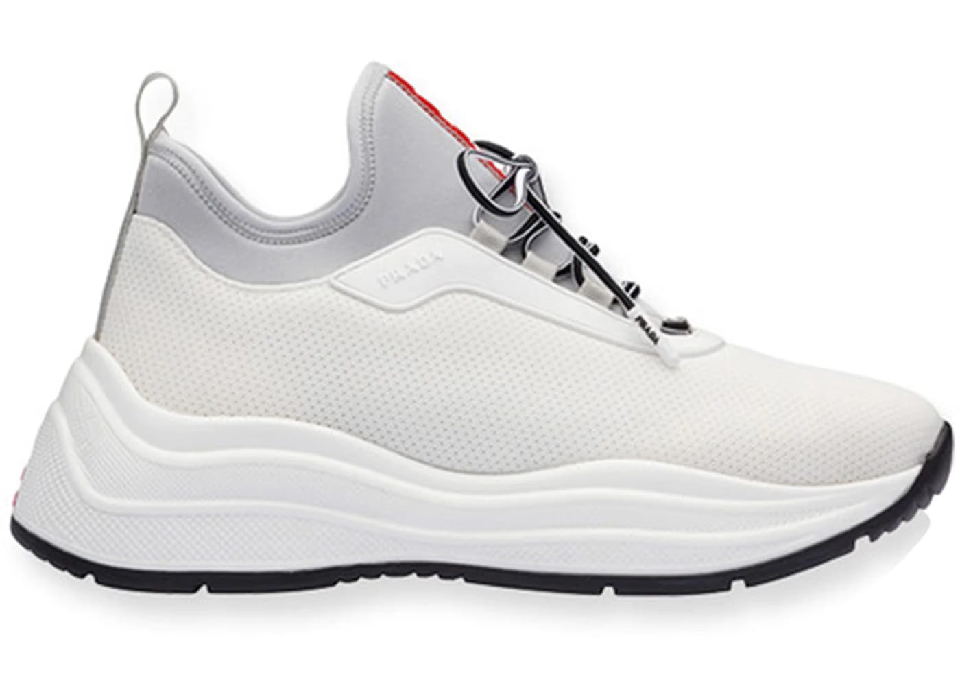 Prada Neoprene Logo White (Women's)
