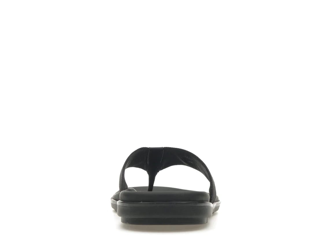 Prada Nylon Tape Thong Sandals Black Leather (Men's)