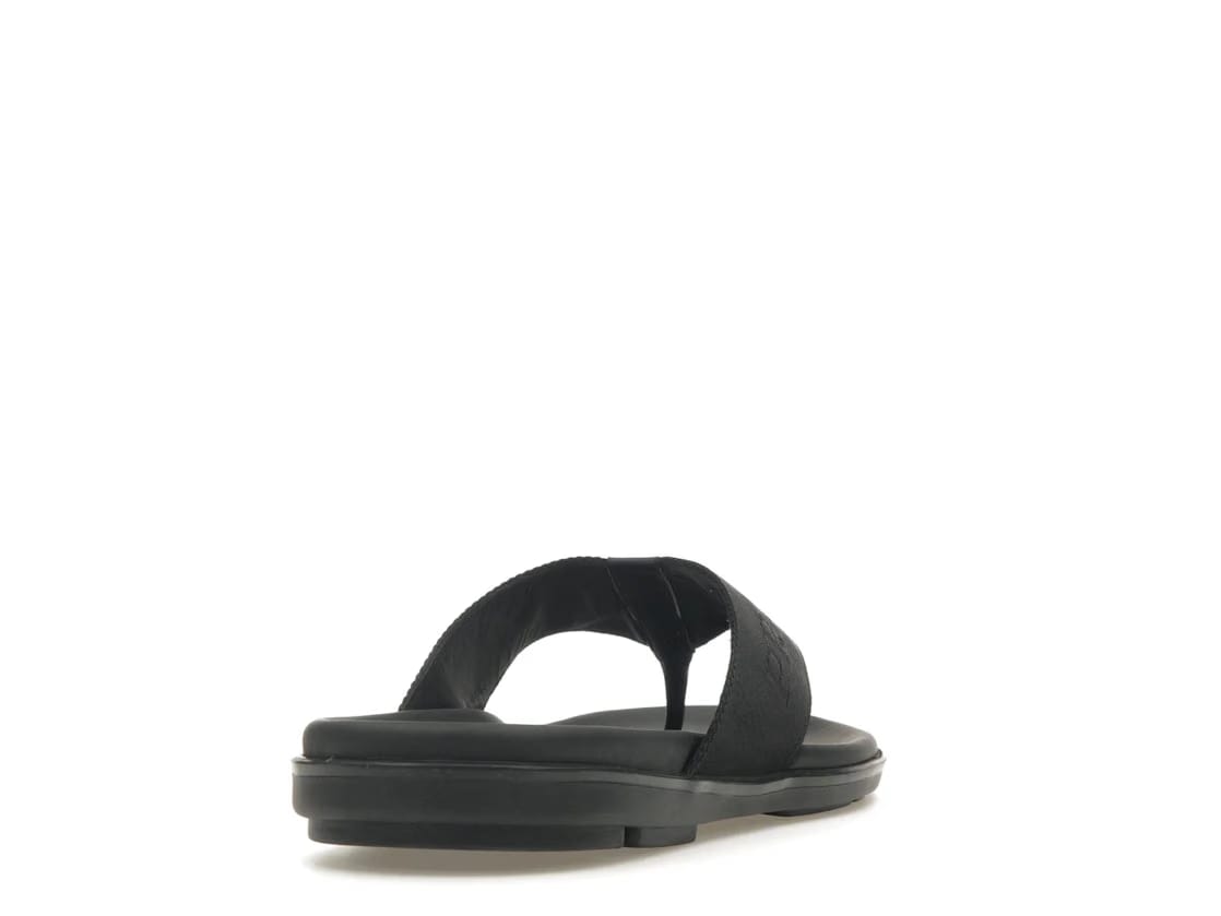 Prada Nylon Tape Thong Sandals Black Leather (Men's)