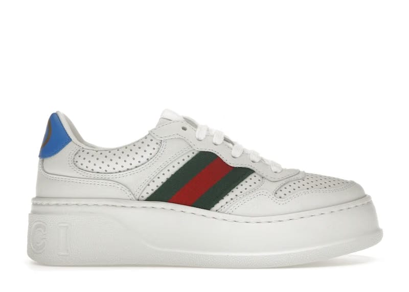 Gucci Chunky GG Web Sneaker White Blue (Women's)