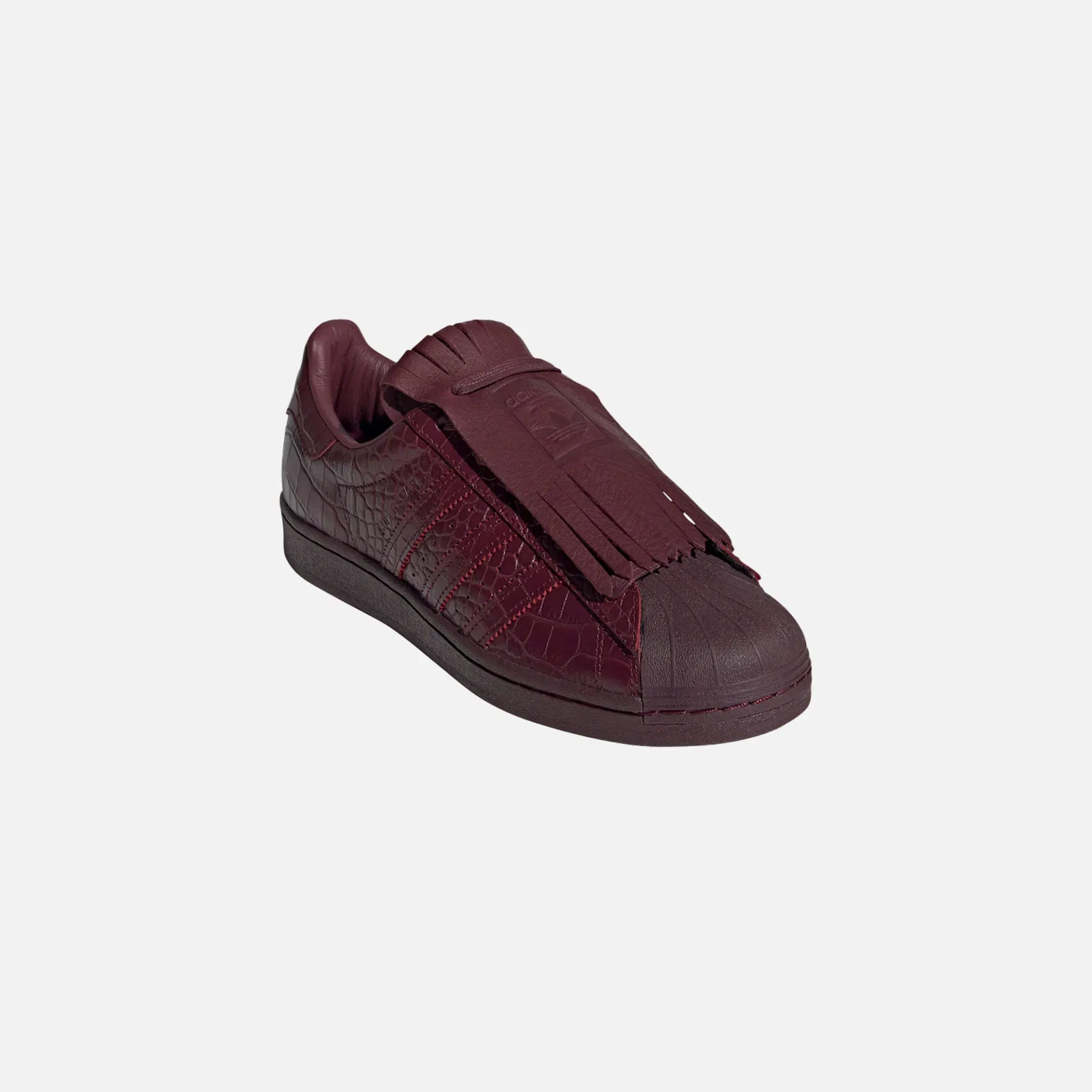 Adidas Originals SUPERSTAR FRINGE BURGUNDY