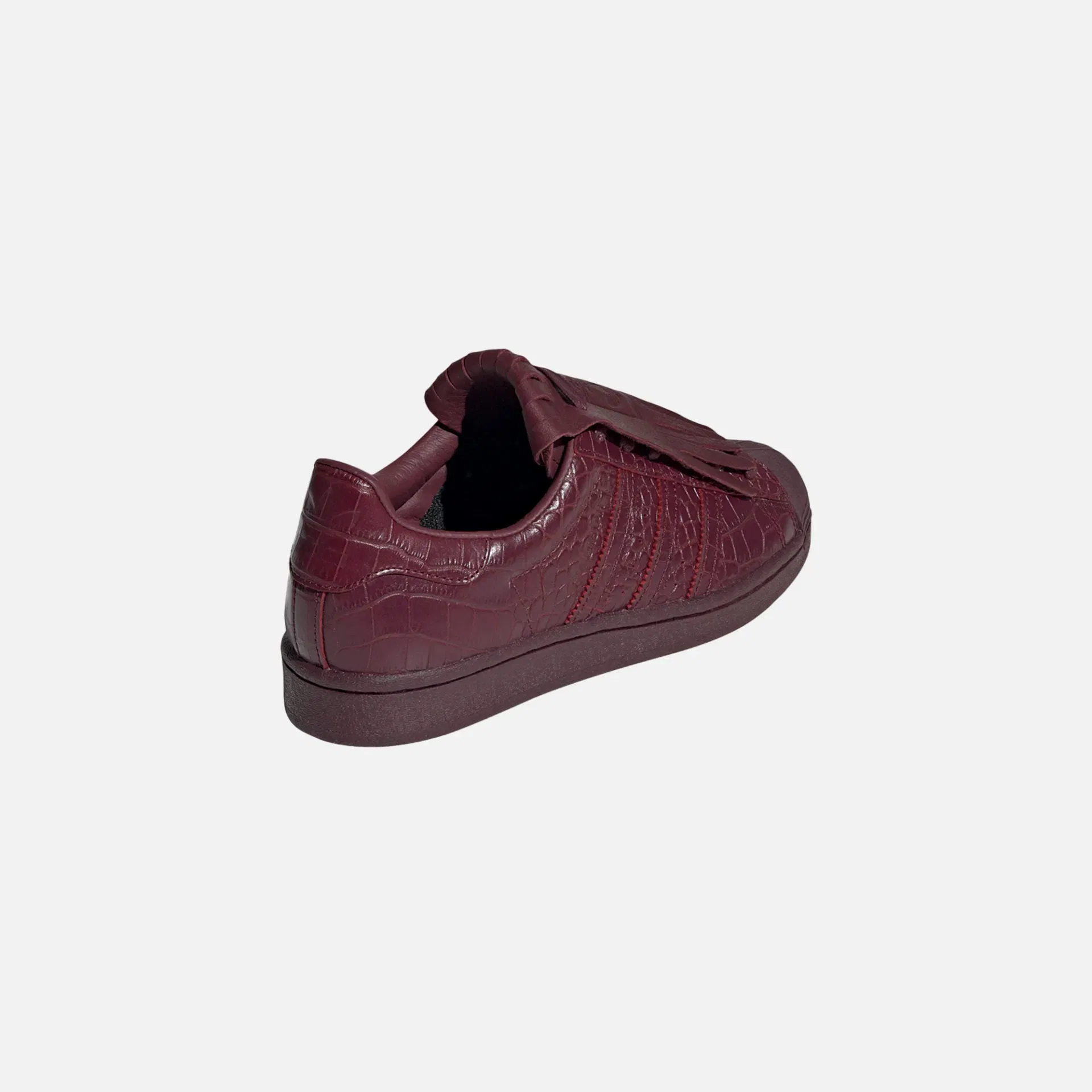 Adidas Originals SUPERSTAR FRINGE BURGUNDY