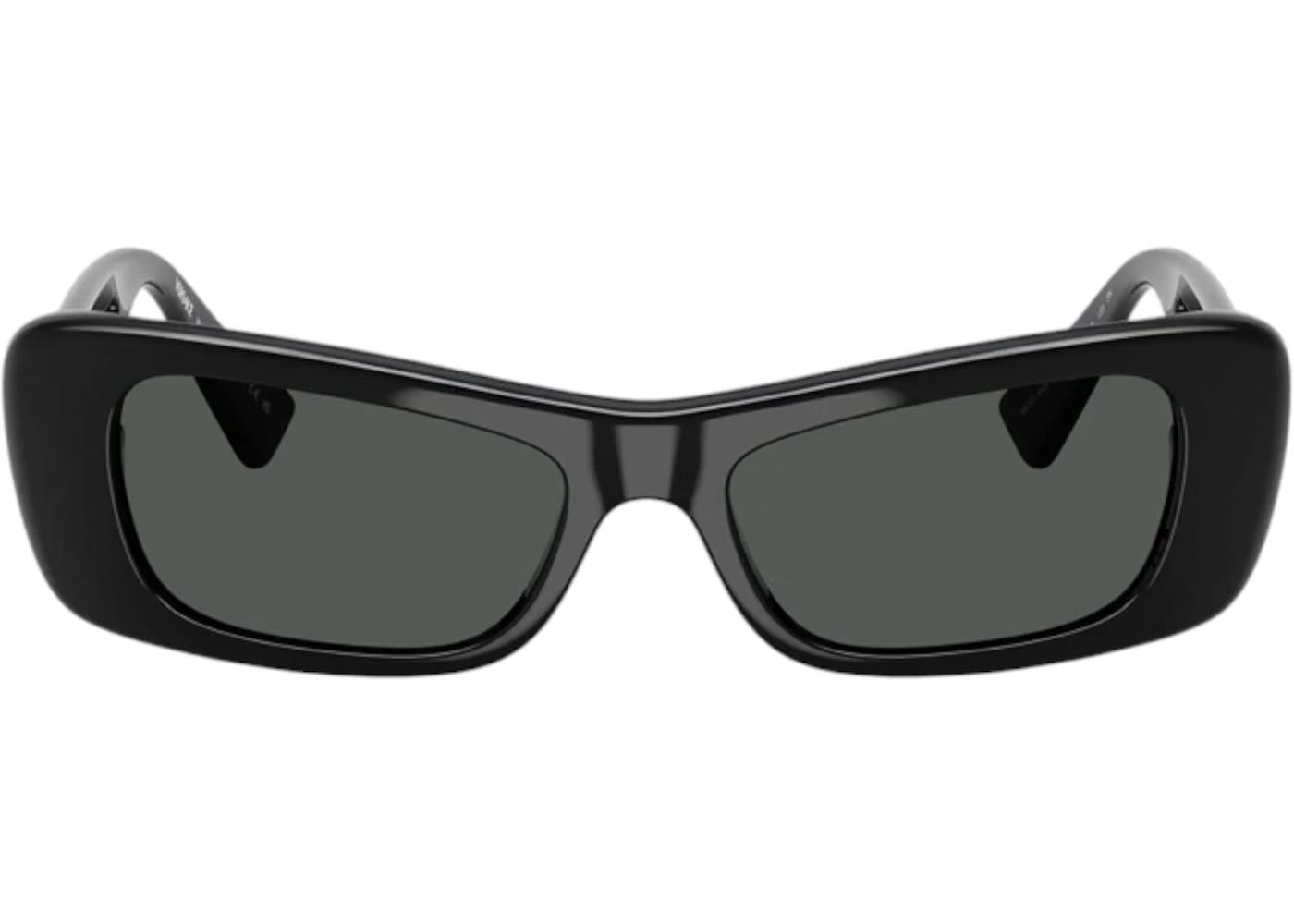 Versace Oval Sunglasses Gray Black (VE4481 GB1/87)