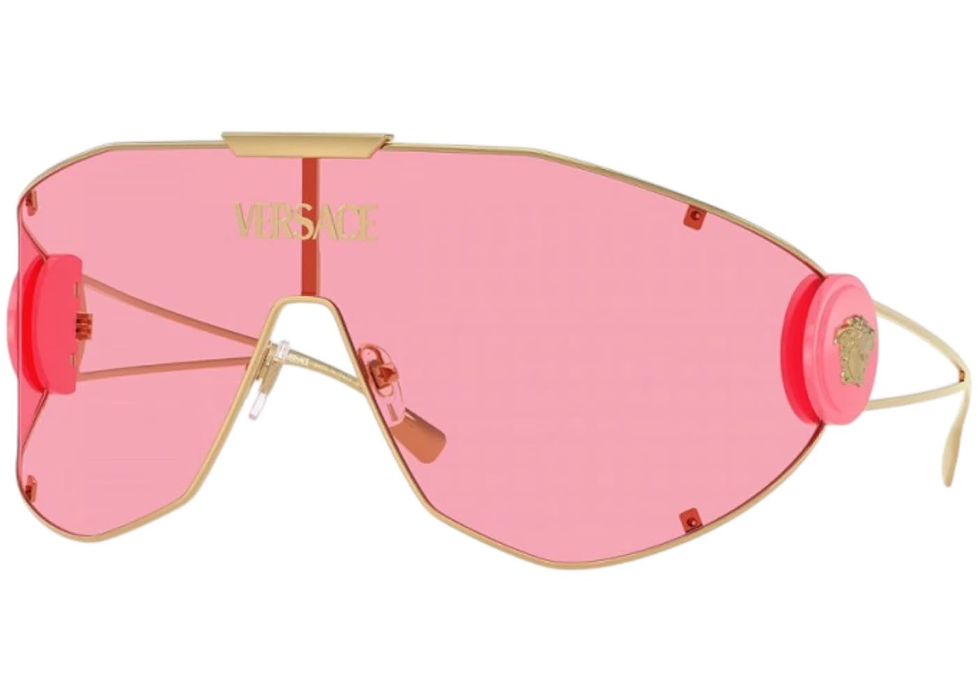 Versace Shield Sunglasses Pink Gold (VE2268 100284)