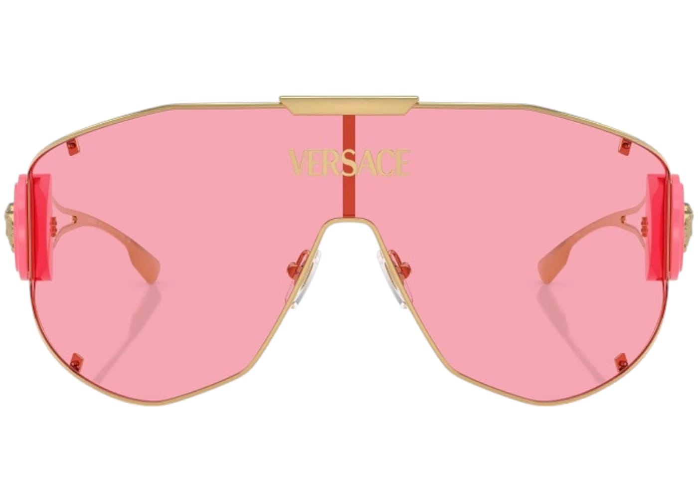 Versace Shield Sunglasses Pink Gold (VE2268 100284)